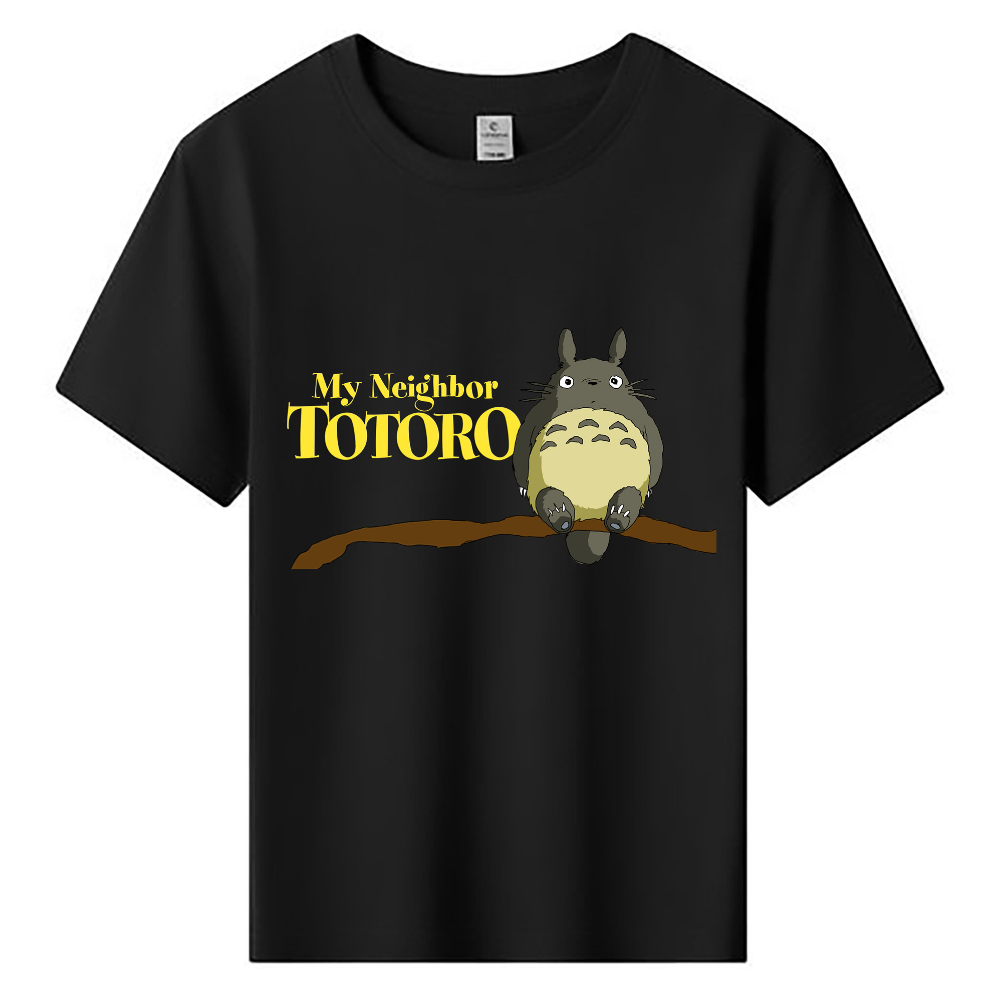 （画像用） となりのトトロ 草壁メイ 草壁サツキ My Neighbor Totoro Satsuki Kusakabe Mei Kusakabe 綿100％キッズTシャツ（フロントプリント）