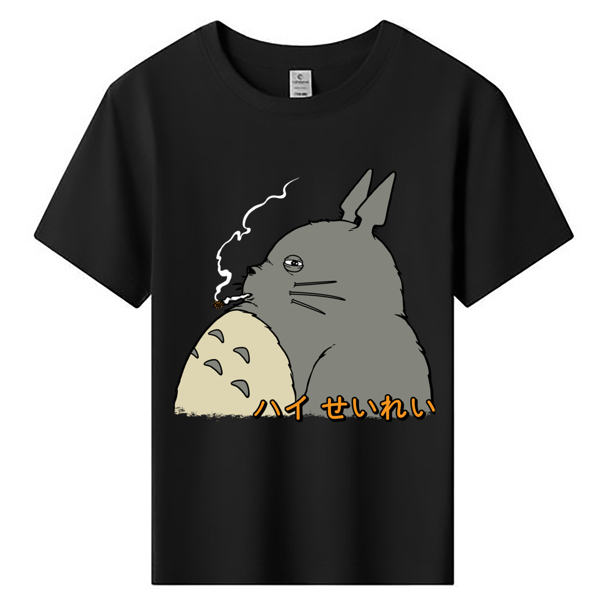 （画像用） となりのトトロ 草壁メイ 草壁サツキ My Neighbor Totoro Satsuki Kusakabe Mei Kusakabe 綿100％キッズTシャツ（フロントプリント）