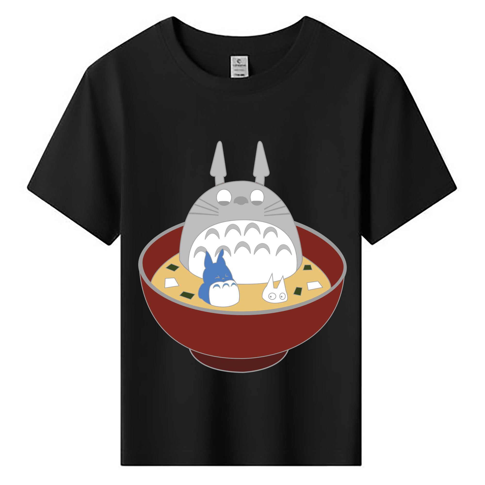（画像用） となりのトトロ 草壁メイ 草壁サツキ My Neighbor Totoro Satsuki Kusakabe Mei Kusakabe 綿100％キッズTシャツ（フロントプリント）
