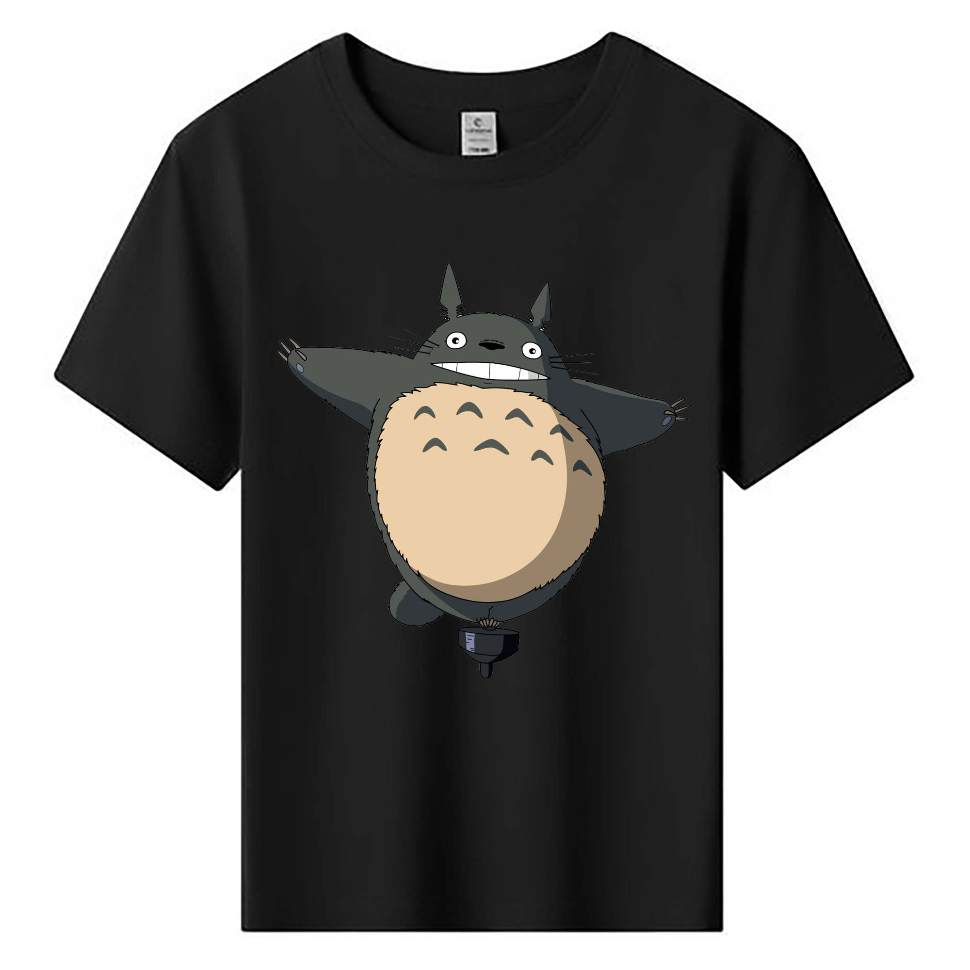 （画像用） となりのトトロ 草壁メイ 草壁サツキ My Neighbor Totoro Satsuki Kusakabe Mei Kusakabe 綿100％キッズTシャツ（フロントプリント）