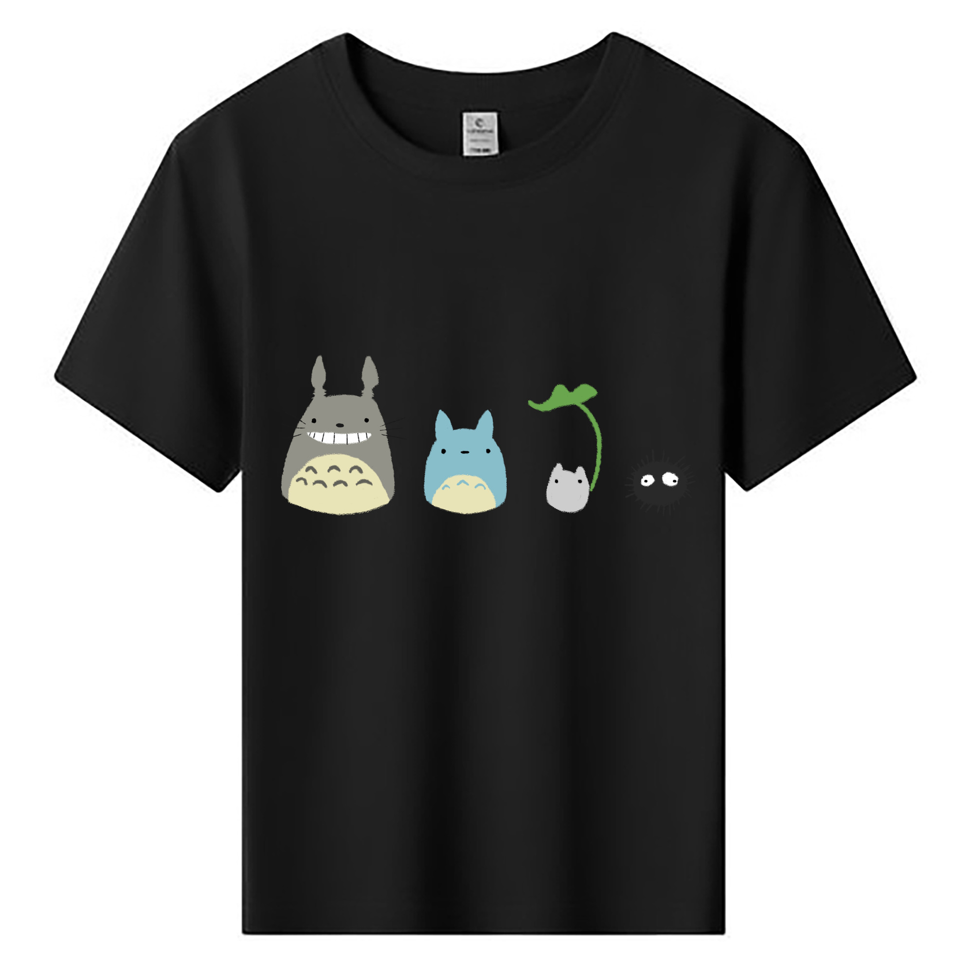 （画像用） となりのトトロ 草壁メイ 草壁サツキ My Neighbor Totoro Satsuki Kusakabe Mei Kusakabe 綿100％キッズTシャツ（フロントプリント）