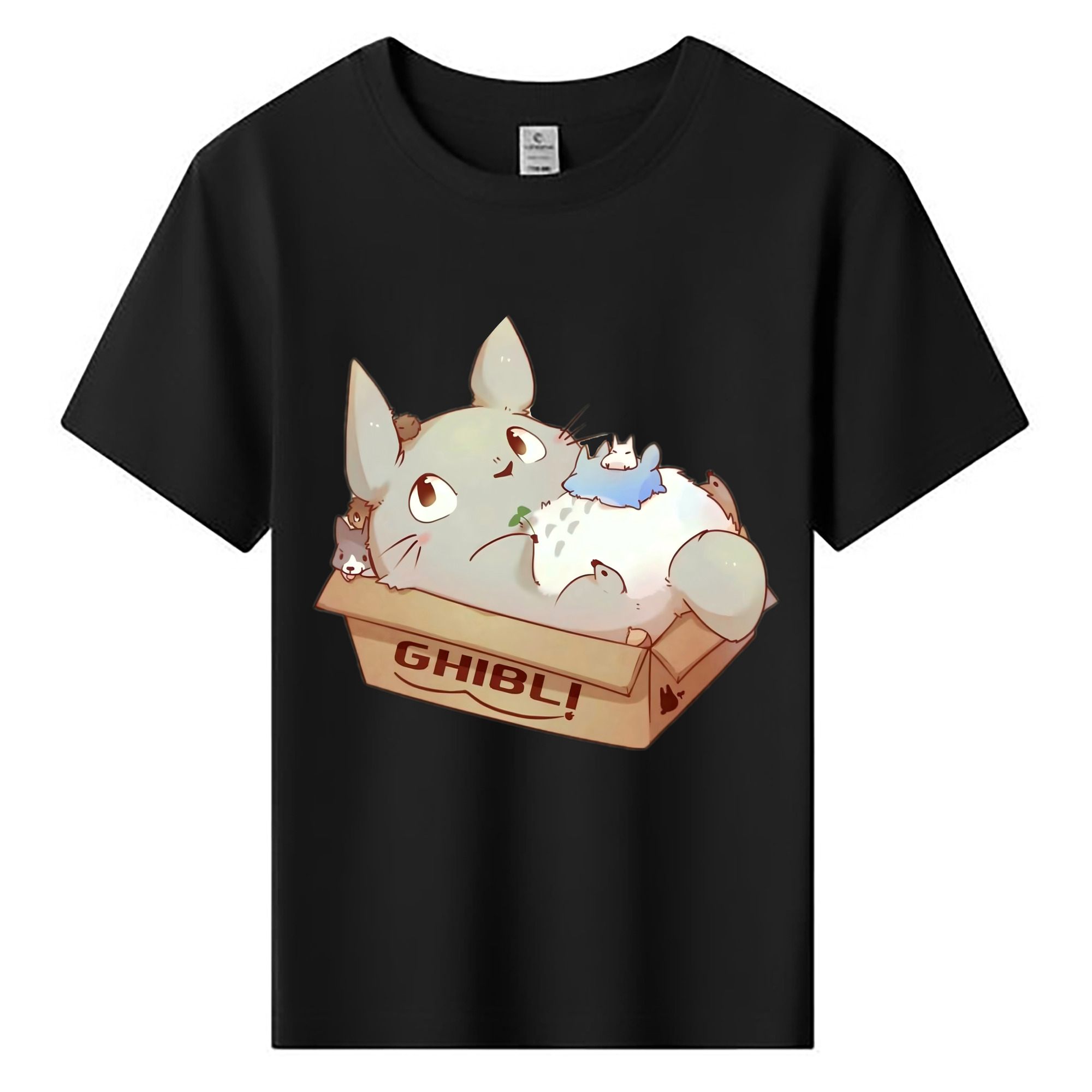 （画像用） となりのトトロ 草壁メイ 草壁サツキ My Neighbor Totoro Satsuki Kusakabe Mei Kusakabe 綿100％キッズTシャツ（フロントプリント）
