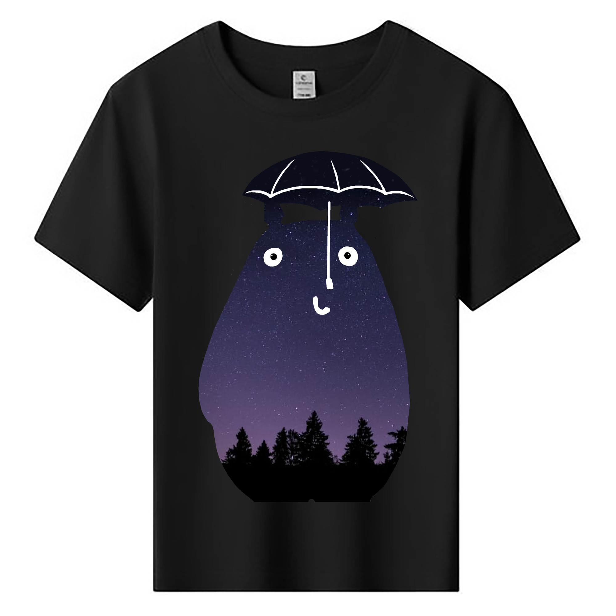 （画像用） となりのトトロ 草壁メイ 草壁サツキ My Neighbor Totoro Satsuki Kusakabe Mei Kusakabe 綿100％キッズTシャツ（フロントプリント）