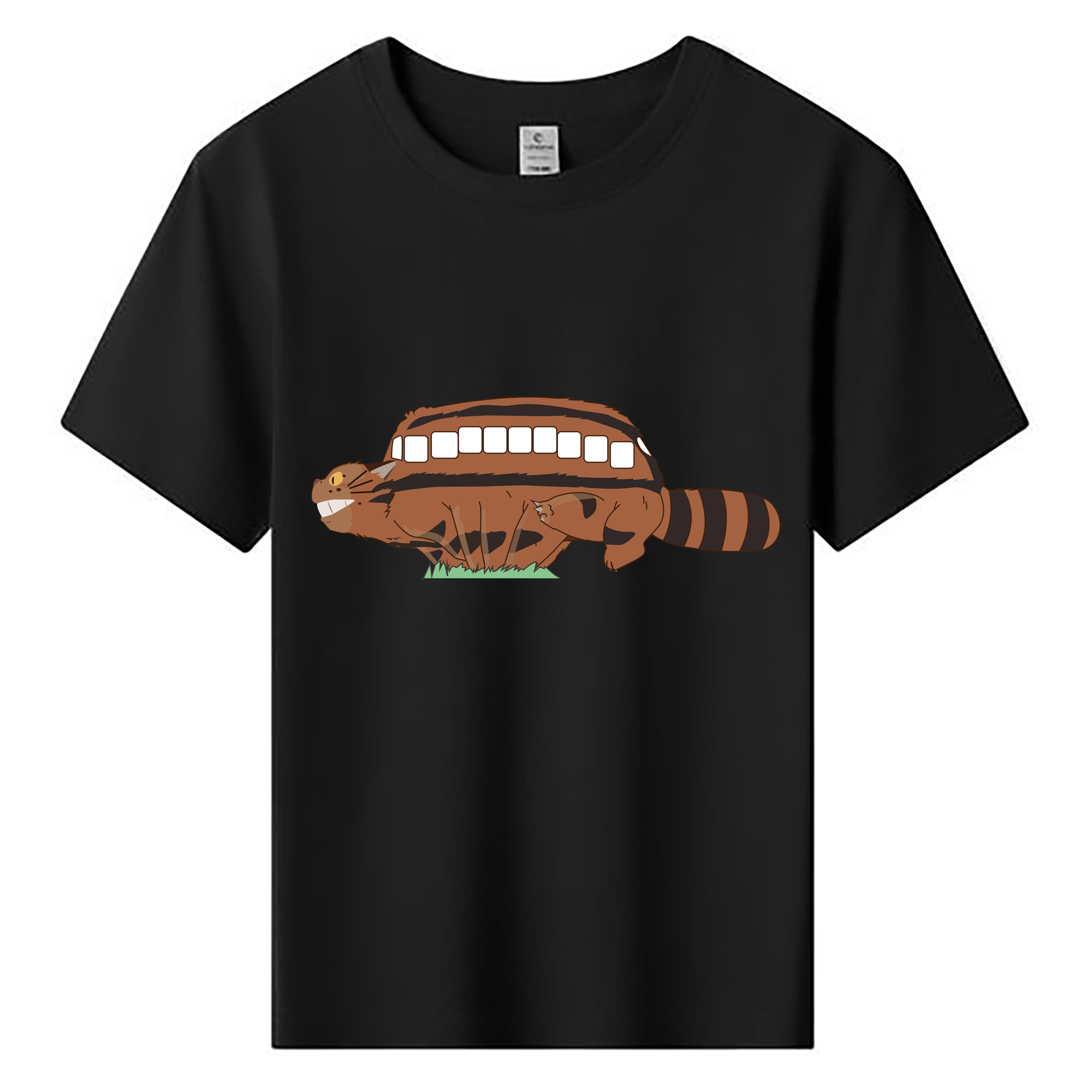 （画像用） となりのトトロ 草壁メイ 草壁サツキ My Neighbor Totoro Satsuki Kusakabe Mei Kusakabe 綿100％キッズTシャツ（フロントプリント）