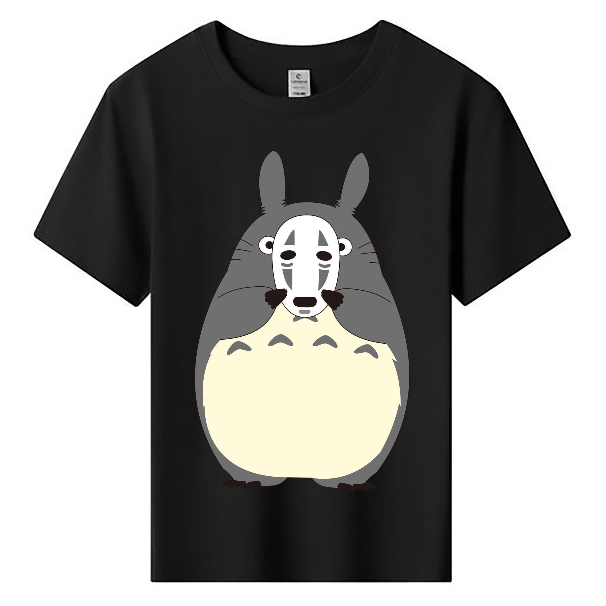 （画像用） となりのトトロ 草壁メイ 草壁サツキ My Neighbor Totoro Satsuki Kusakabe Mei Kusakabe 綿100％キッズTシャツ（フロントプリント）