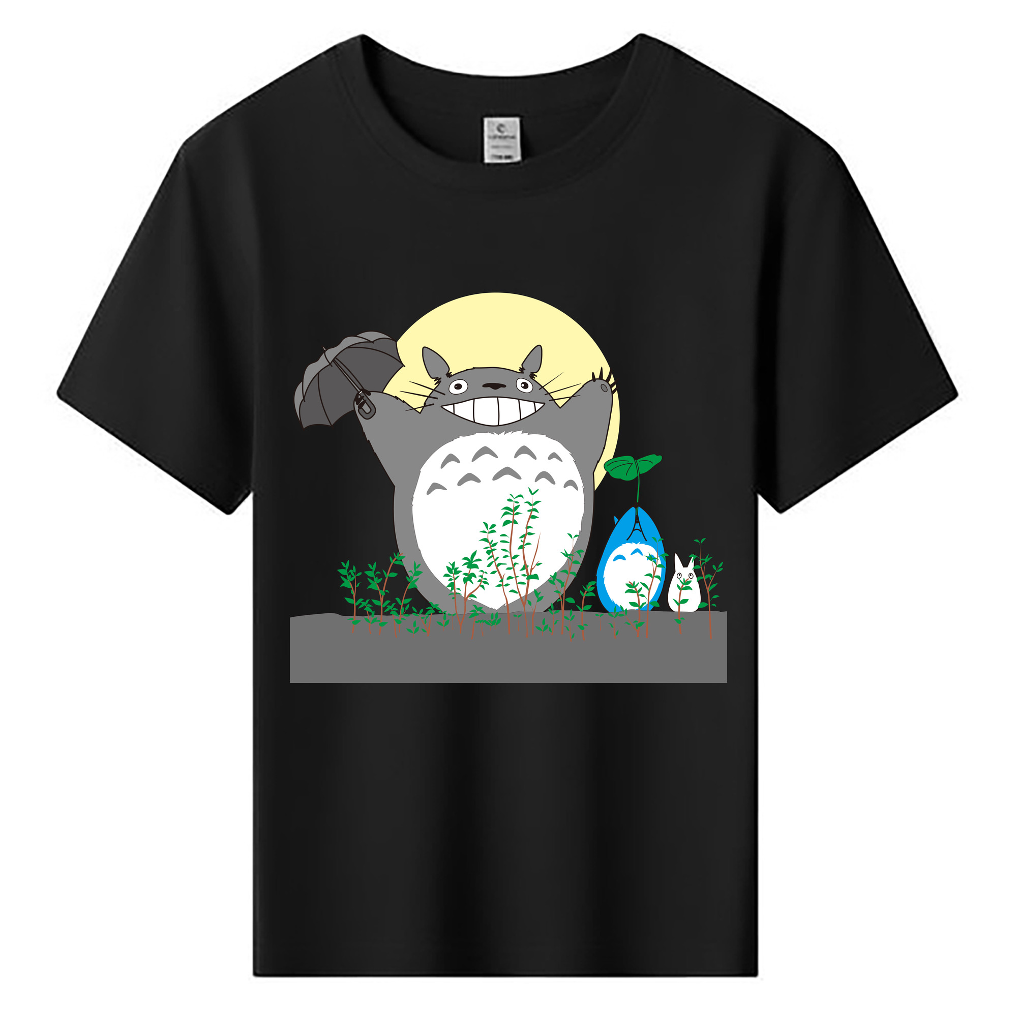 （画像用） となりのトトロ 草壁メイ 草壁サツキ My Neighbor Totoro Satsuki Kusakabe Mei Kusakabe 綿100％キッズTシャツ（フロントプリント）