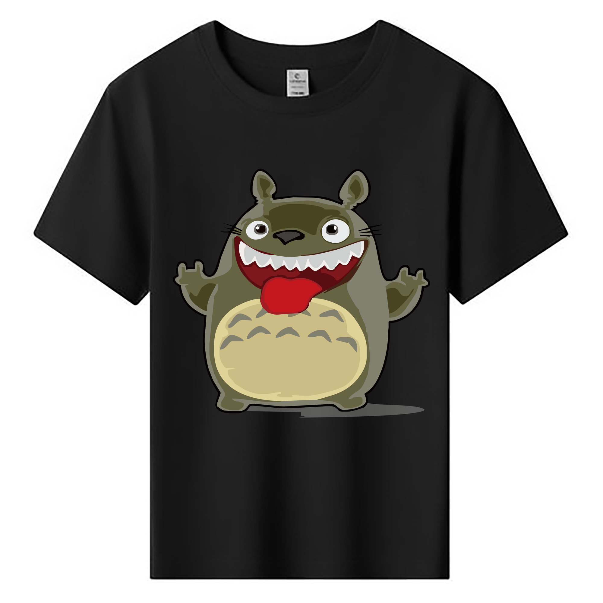 （画像用） となりのトトロ 草壁メイ 草壁サツキ My Neighbor Totoro Satsuki Kusakabe Mei Kusakabe 綿100％キッズTシャツ（フロントプリント）