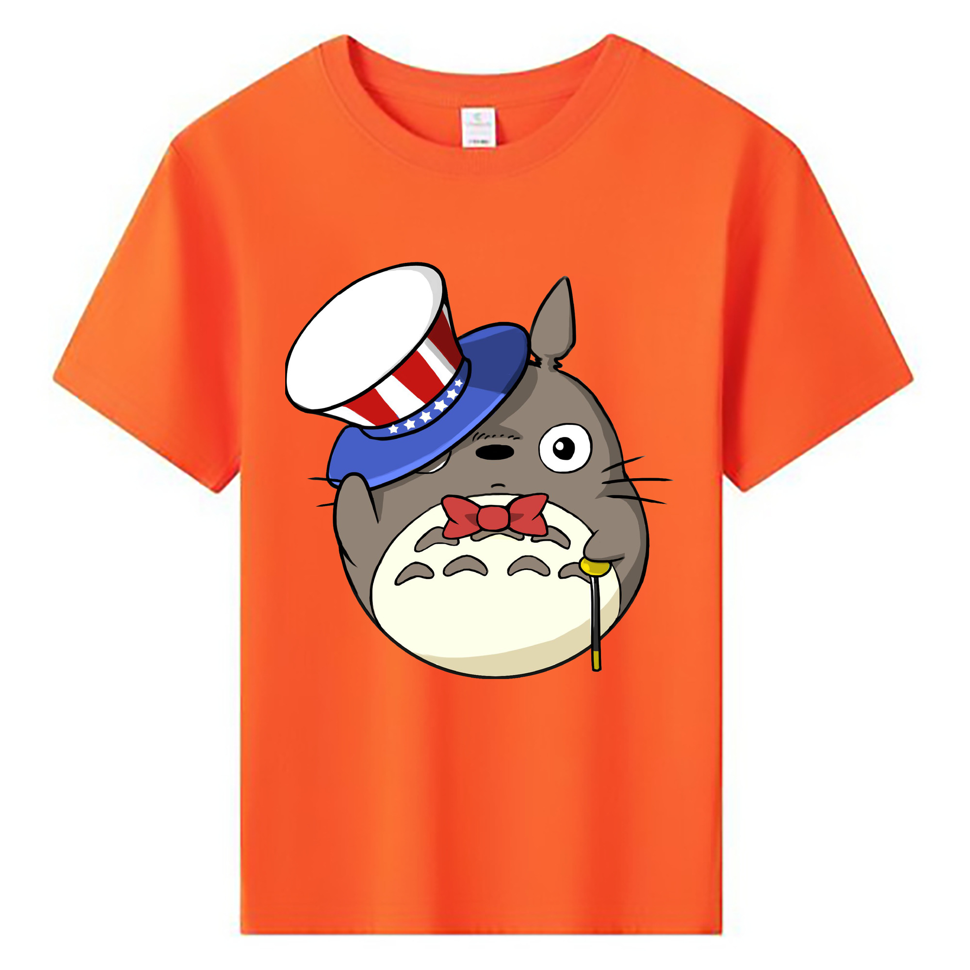 （画像用） となりのトトロ 草壁メイ 草壁サツキ My Neighbor Totoro Satsuki Kusakabe Mei Kusakabe 綿100％キッズTシャツ（フロントプリント）