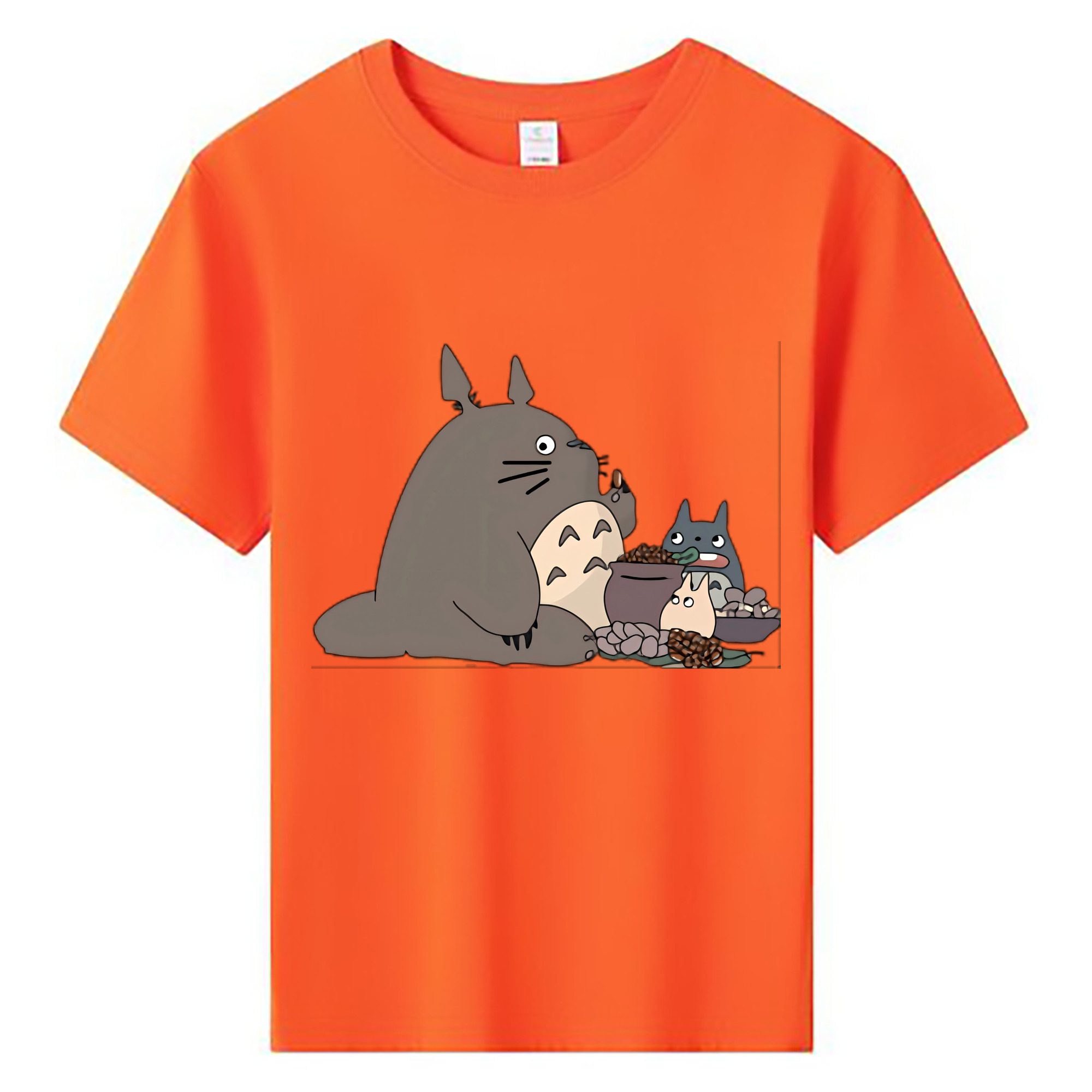 （画像用） となりのトトロ 草壁メイ 草壁サツキ My Neighbor Totoro Satsuki Kusakabe Mei Kusakabe 綿100％キッズTシャツ（フロントプリント）