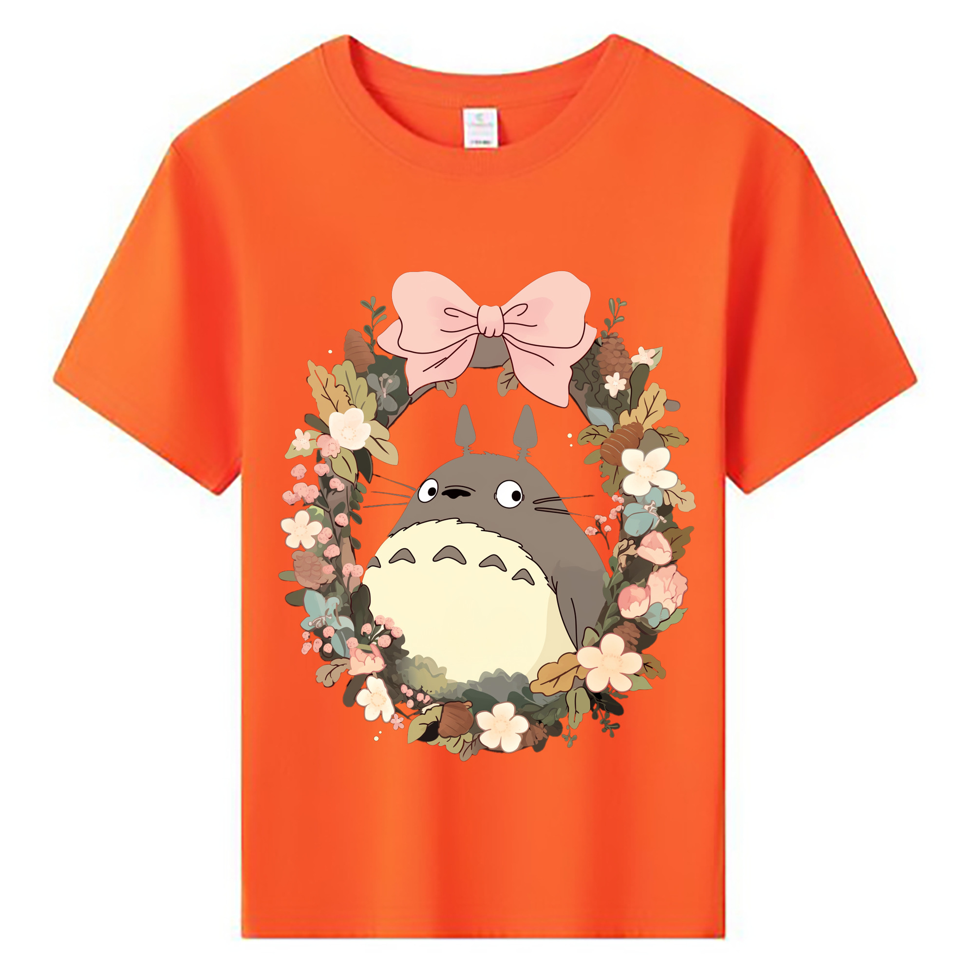 （画像用） となりのトトロ 草壁メイ 草壁サツキ My Neighbor Totoro Satsuki Kusakabe Mei Kusakabe 綿100％キッズTシャツ（フロントプリント）