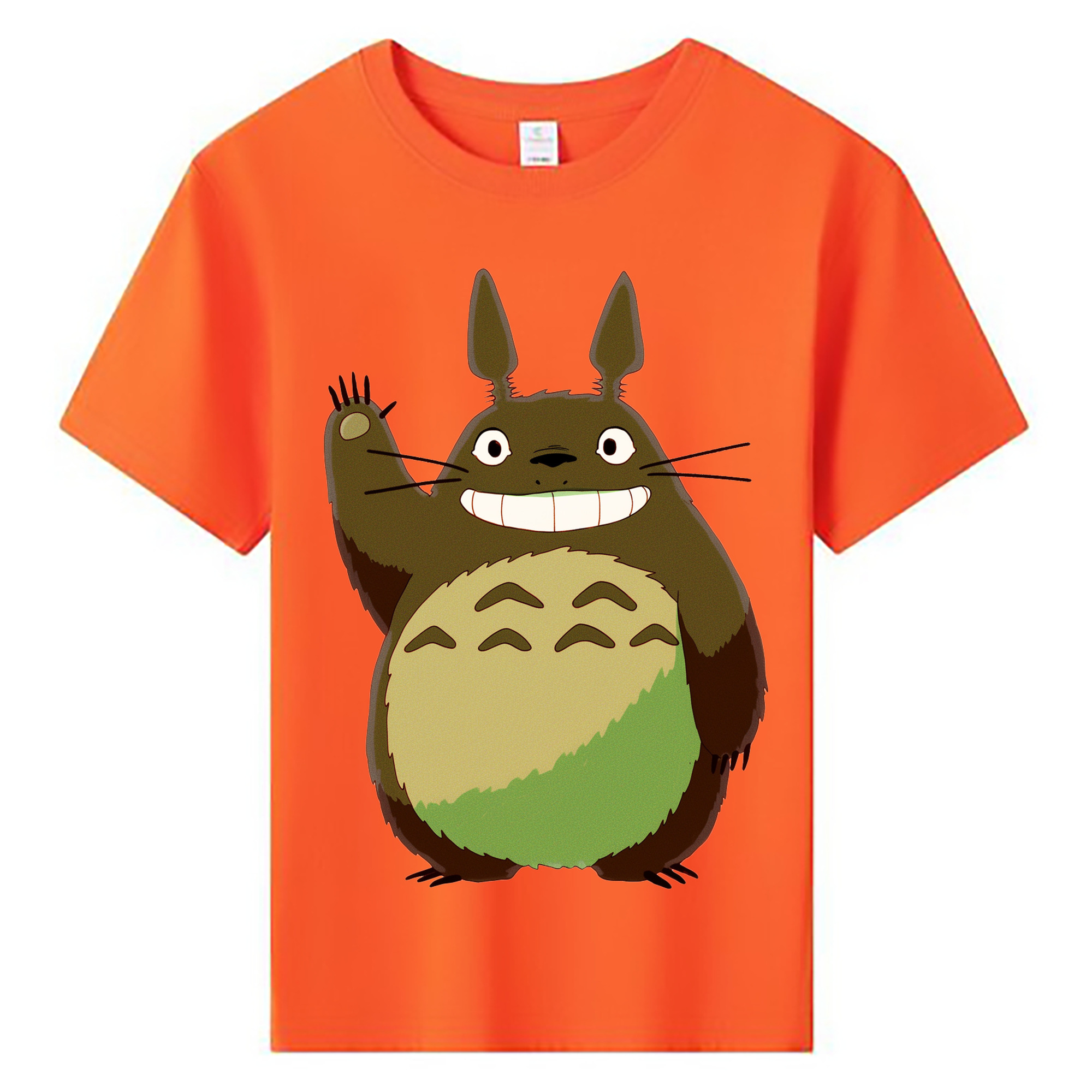 （画像用） となりのトトロ 草壁メイ 草壁サツキ My Neighbor Totoro Satsuki Kusakabe Mei Kusakabe 綿100％キッズTシャツ（フロントプリント）