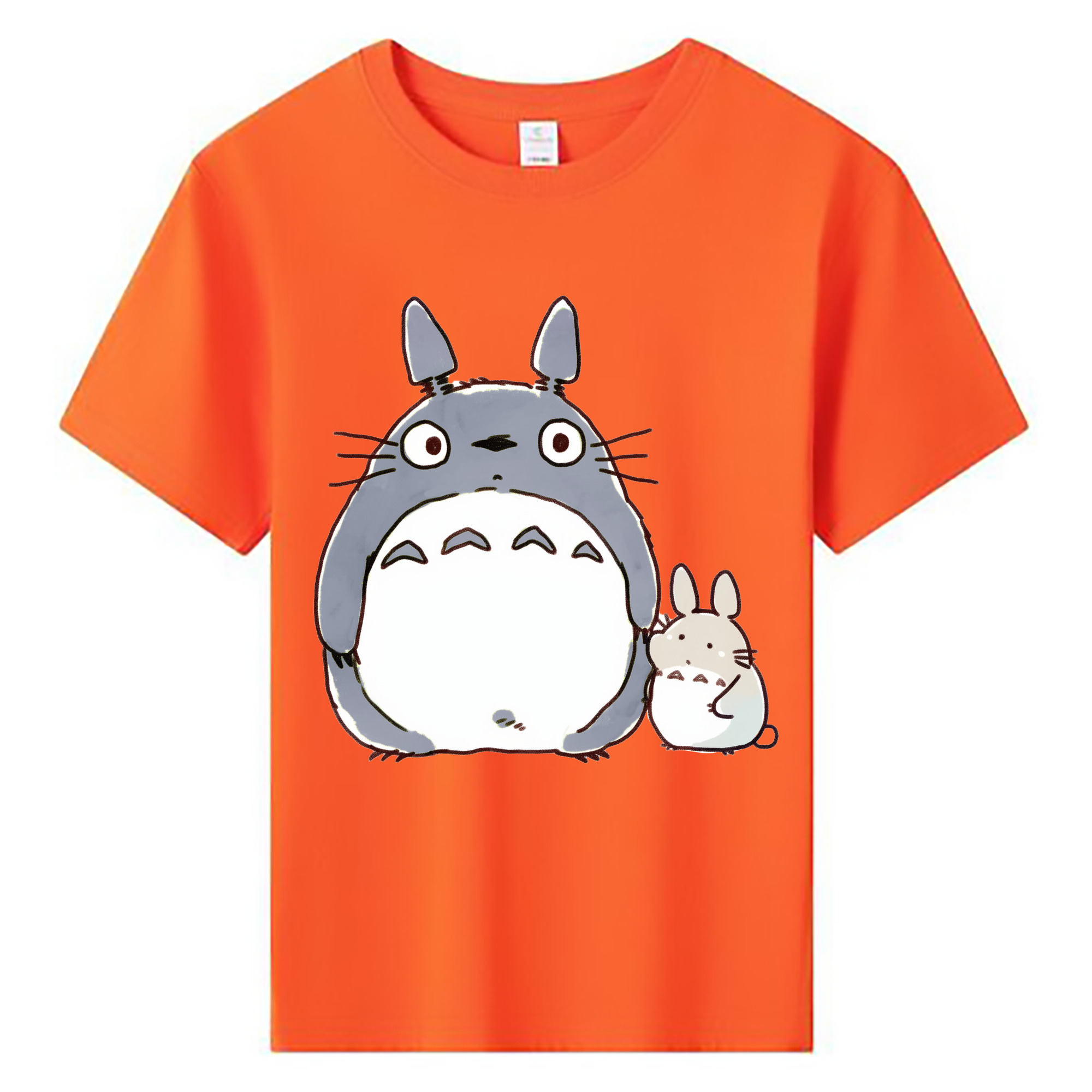 （画像用） となりのトトロ 草壁メイ 草壁サツキ My Neighbor Totoro Satsuki Kusakabe Mei Kusakabe 綿100％キッズTシャツ（フロントプリント）