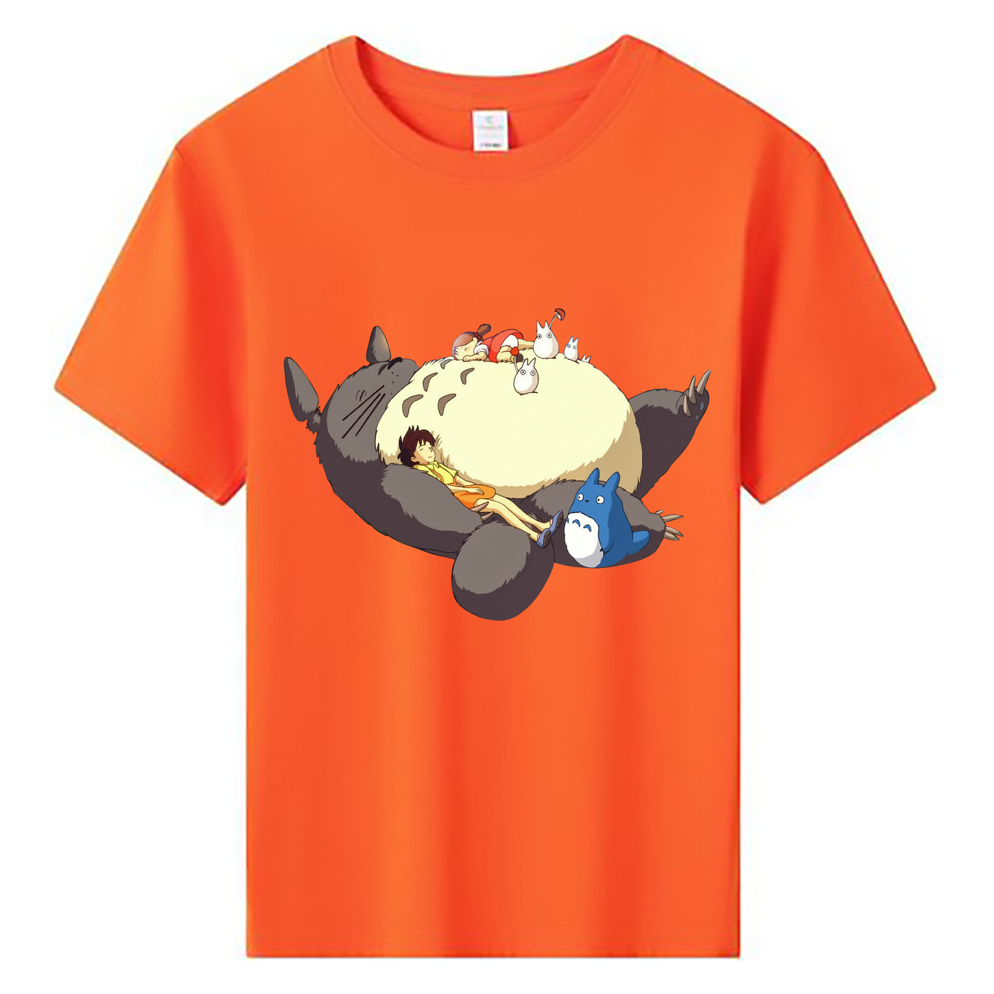 （画像用） となりのトトロ 草壁メイ 草壁サツキ My Neighbor Totoro Satsuki Kusakabe Mei Kusakabe 綿100％キッズTシャツ（フロントプリント）