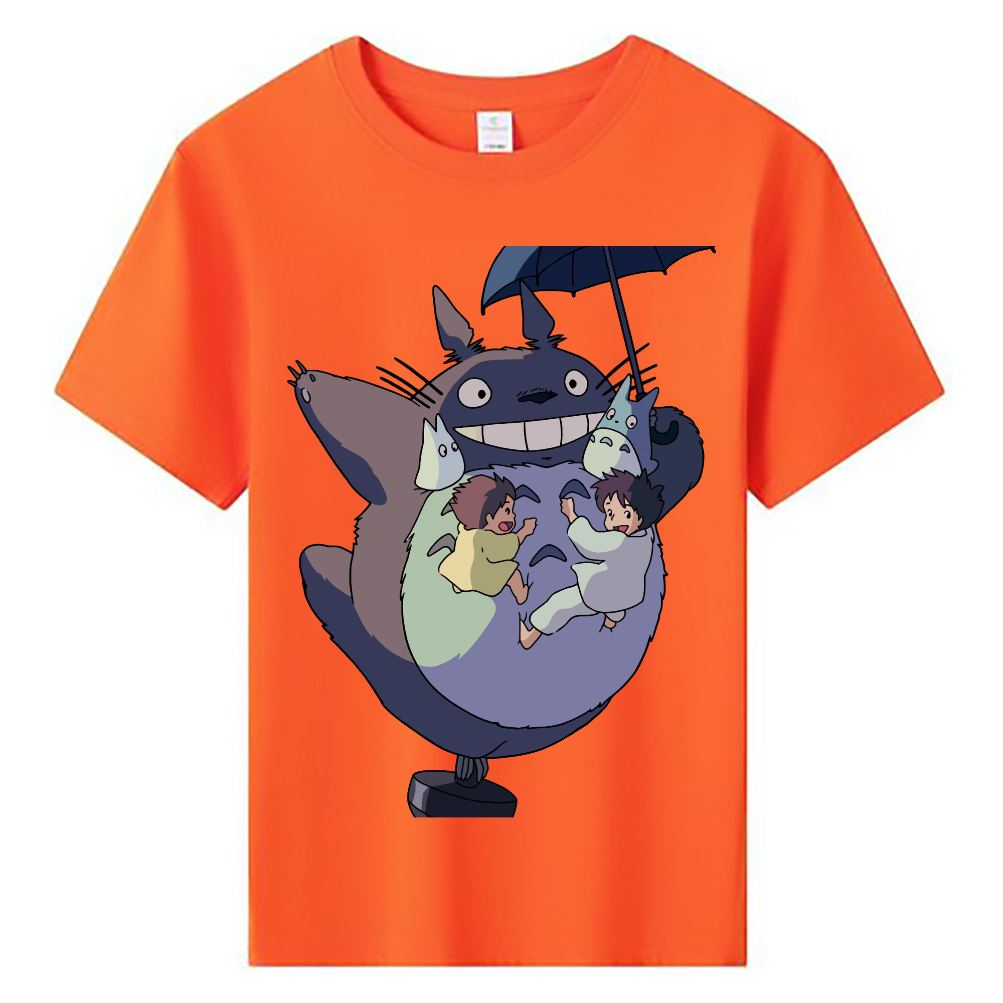 （画像用） となりのトトロ 草壁メイ 草壁サツキ My Neighbor Totoro Satsuki Kusakabe Mei Kusakabe 綿100％キッズTシャツ（フロントプリント）