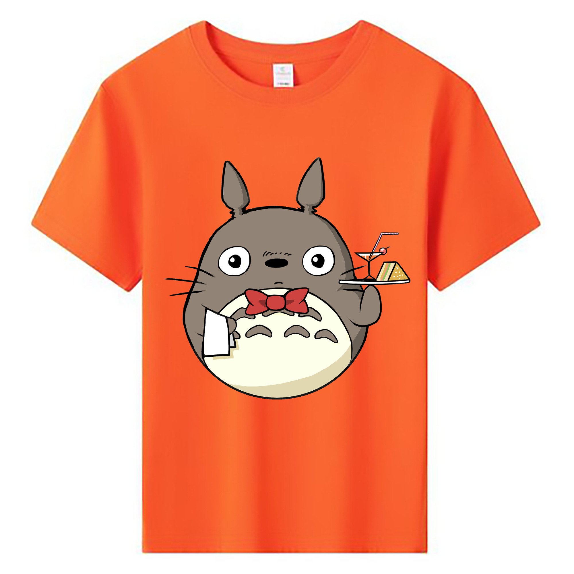 （画像用） となりのトトロ 草壁メイ 草壁サツキ My Neighbor Totoro Satsuki Kusakabe Mei Kusakabe 綿100％キッズTシャツ（フロントプリント）