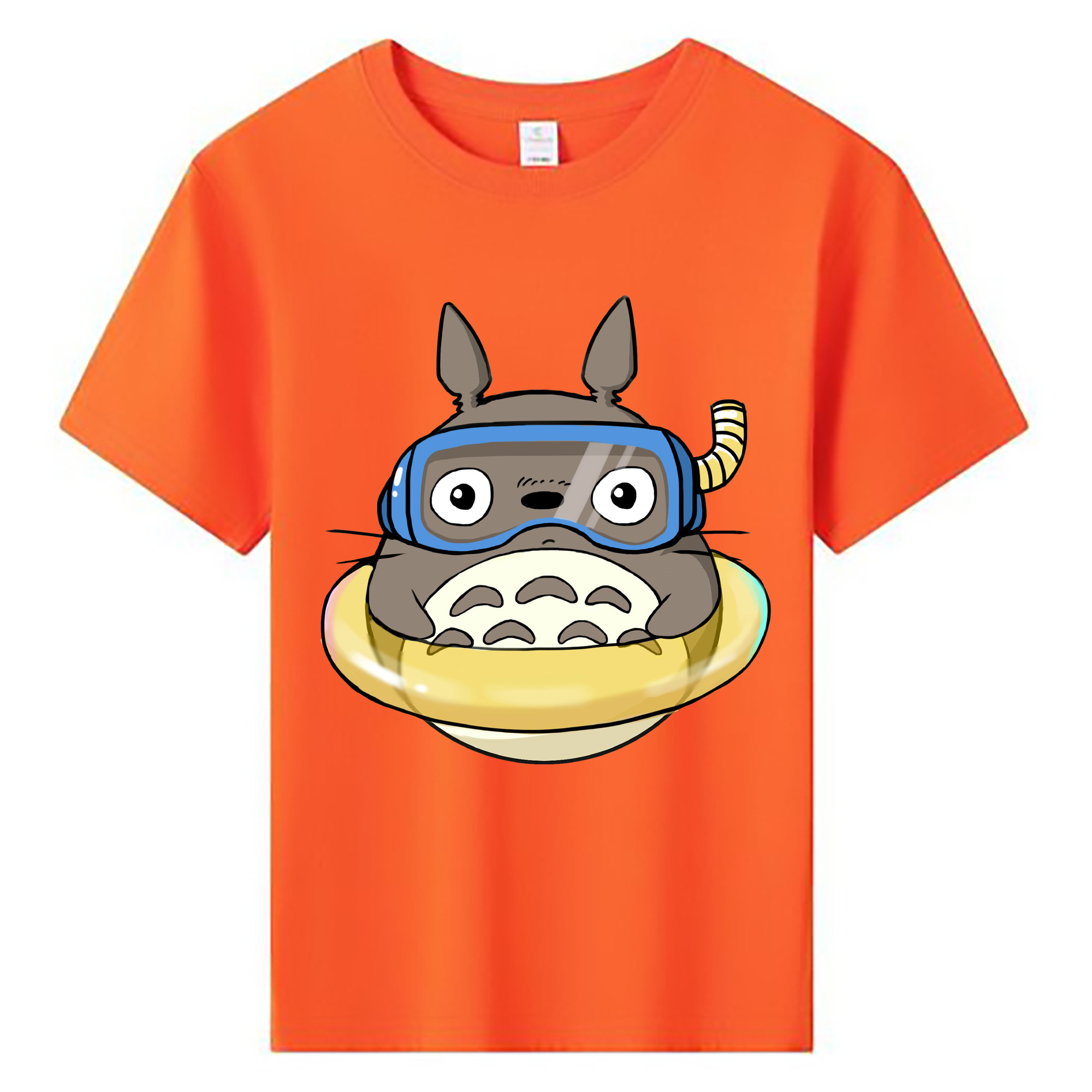（画像用） となりのトトロ 草壁メイ 草壁サツキ My Neighbor Totoro Satsuki Kusakabe Mei Kusakabe 綿100％キッズTシャツ（フロントプリント）