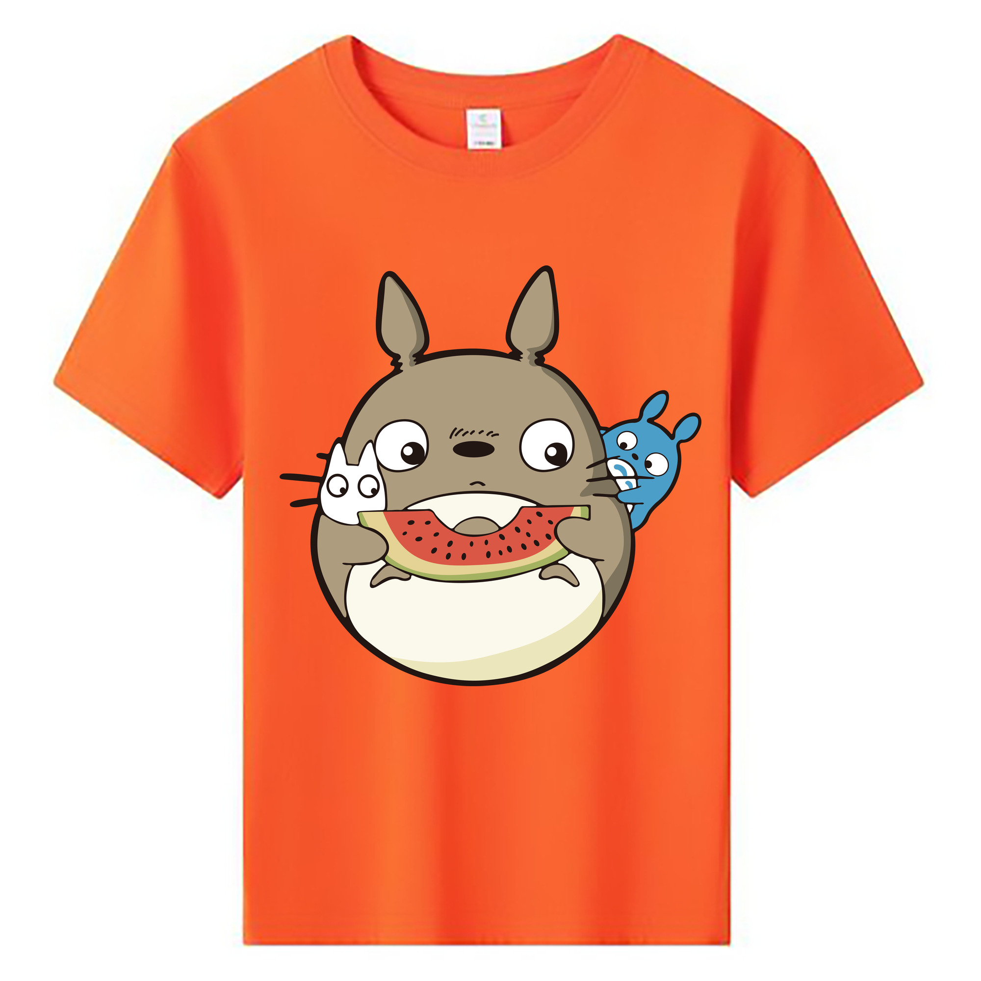（画像用） となりのトトロ 草壁メイ 草壁サツキ My Neighbor Totoro Satsuki Kusakabe Mei Kusakabe 綿100％キッズTシャツ（フロントプリント）