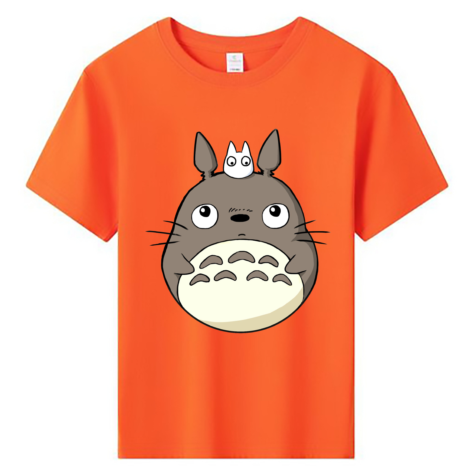 （画像用） となりのトトロ 草壁メイ 草壁サツキ My Neighbor Totoro Satsuki Kusakabe Mei Kusakabe 綿100％キッズTシャツ（フロントプリント）