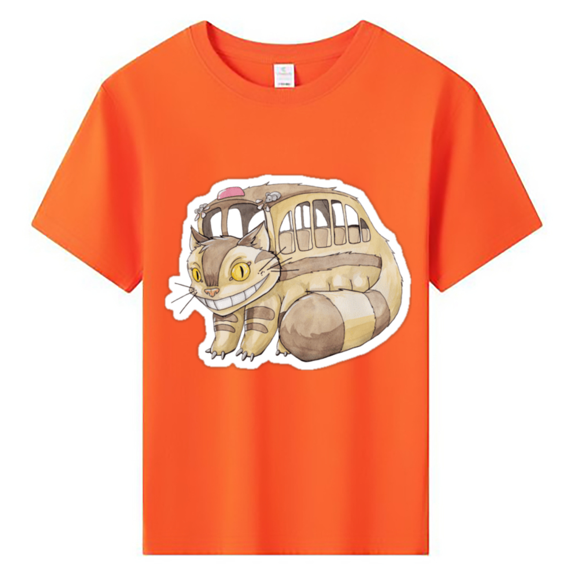 （画像用） となりのトトロ 草壁メイ 草壁サツキ My Neighbor Totoro Satsuki Kusakabe Mei Kusakabe 綿100％キッズTシャツ（フロントプリント）