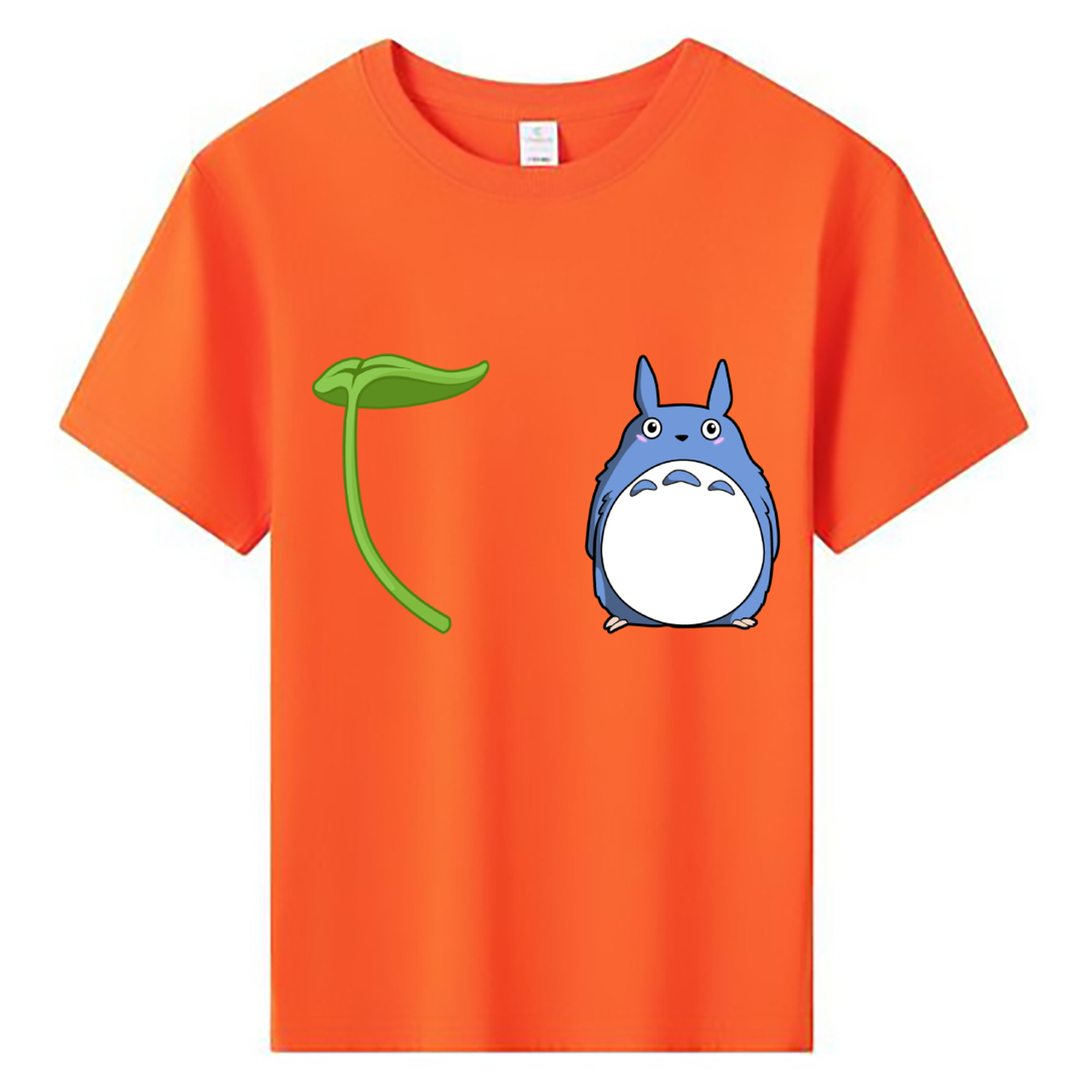（画像用） となりのトトロ 草壁メイ 草壁サツキ My Neighbor Totoro Satsuki Kusakabe Mei Kusakabe 綿100％キッズTシャツ（フロントプリント）