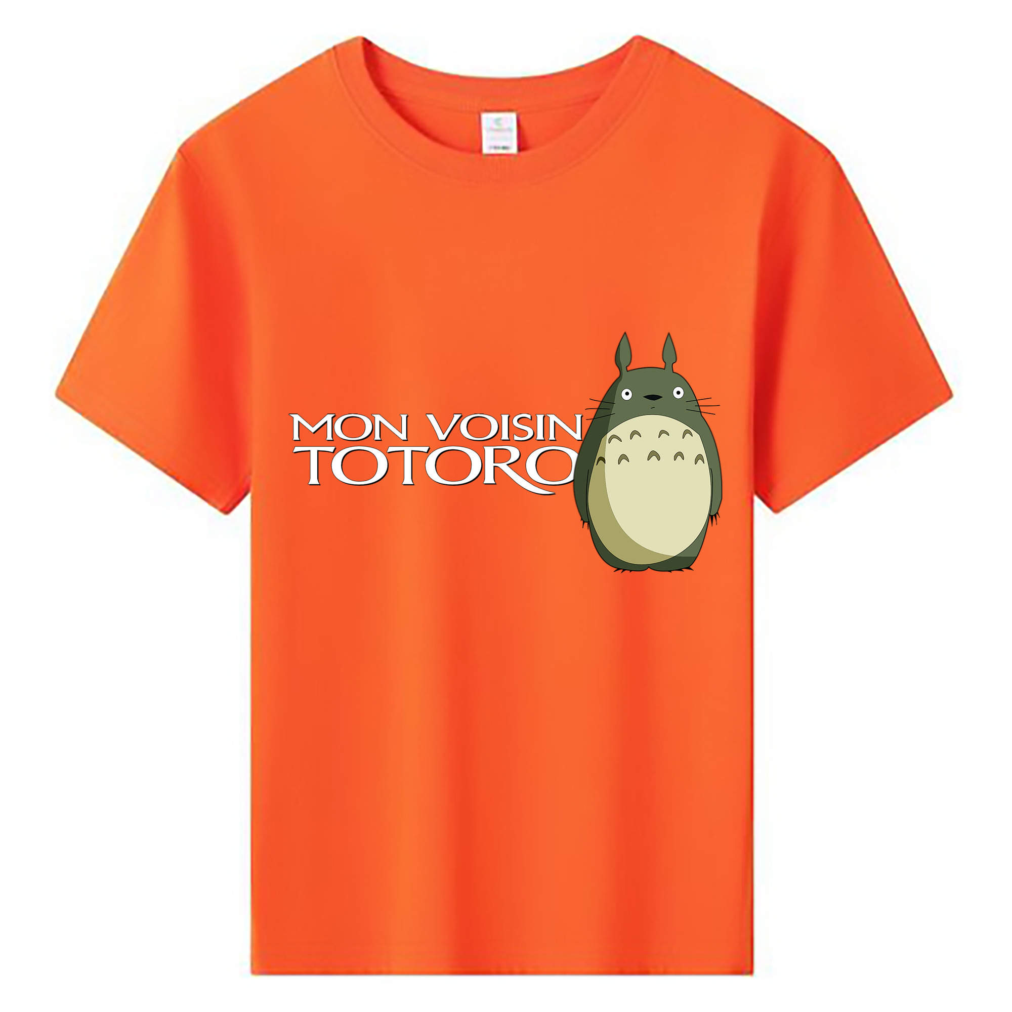 （画像用） となりのトトロ 草壁メイ 草壁サツキ My Neighbor Totoro Satsuki Kusakabe Mei Kusakabe 綿100％キッズTシャツ（フロントプリント）