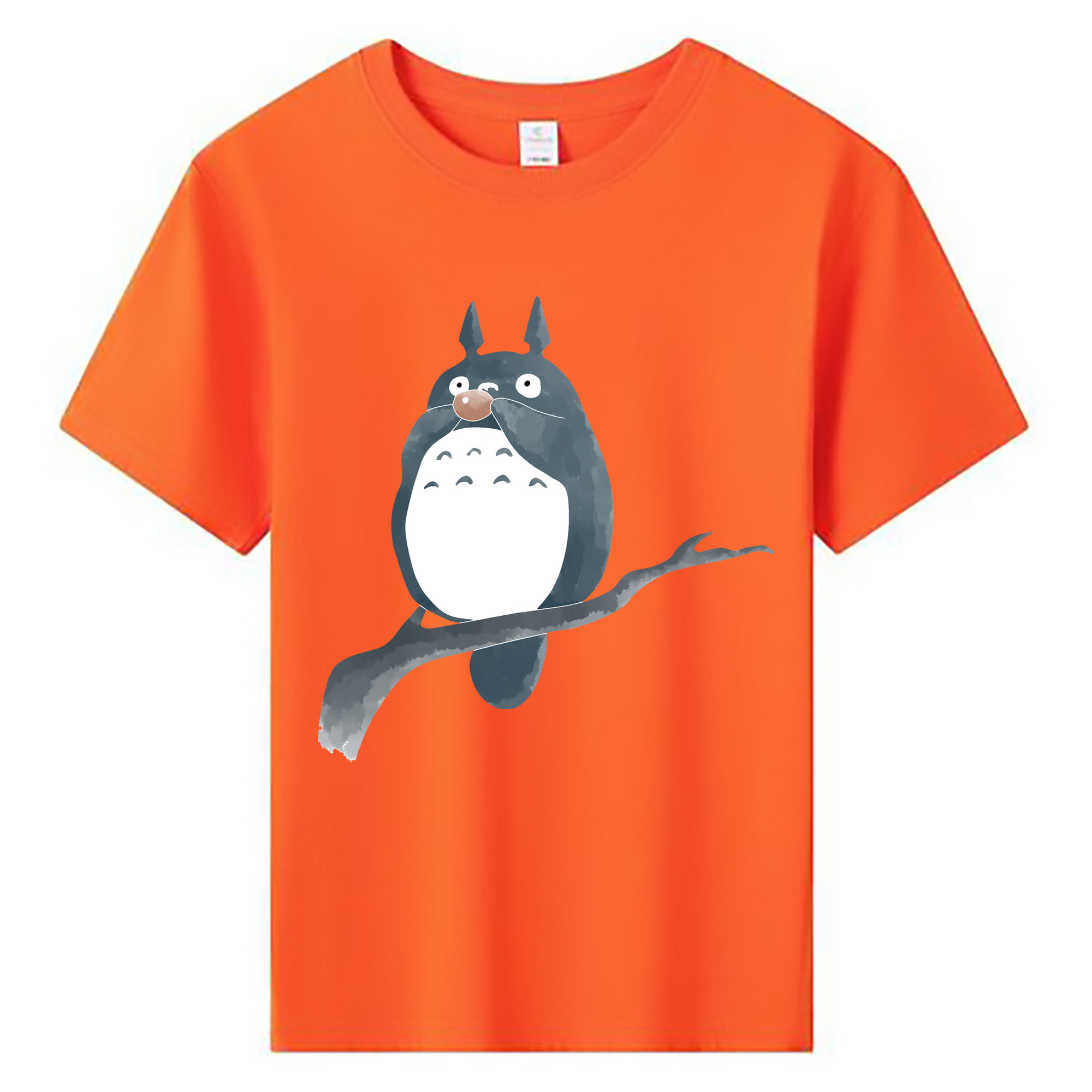 （画像用） となりのトトロ 草壁メイ 草壁サツキ My Neighbor Totoro Satsuki Kusakabe Mei Kusakabe 綿100％キッズTシャツ（フロントプリント）
