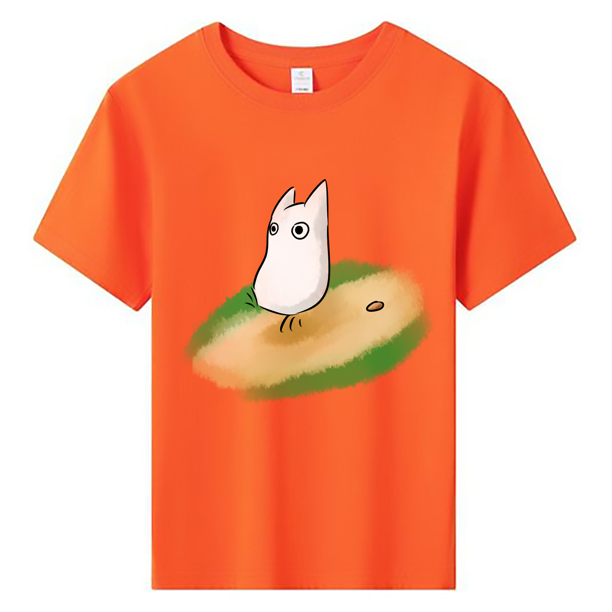 （画像用） となりのトトロ 草壁メイ 草壁サツキ My Neighbor Totoro Satsuki Kusakabe Mei Kusakabe 綿100％キッズTシャツ（フロントプリント）
