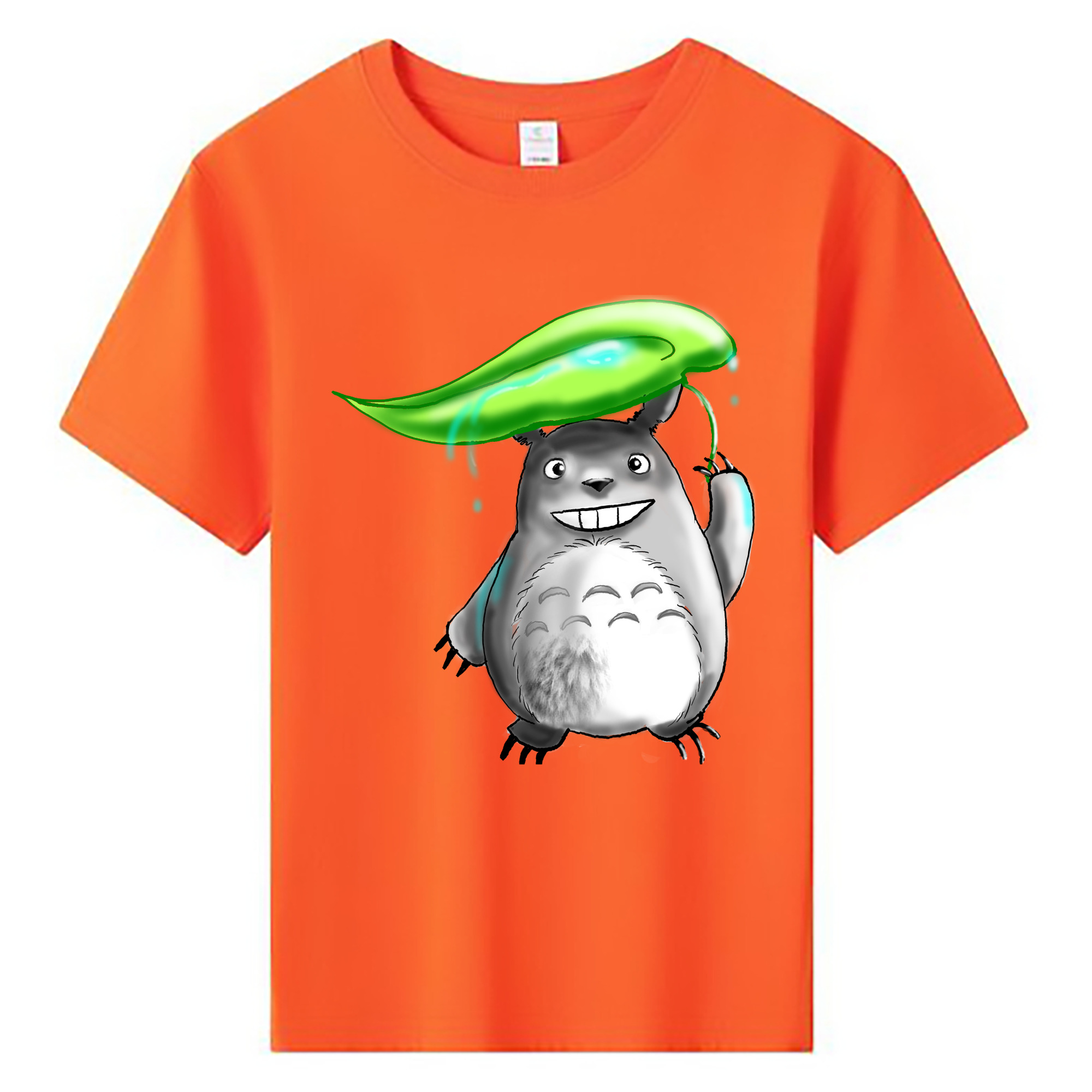 （画像用） となりのトトロ 草壁メイ 草壁サツキ My Neighbor Totoro Satsuki Kusakabe Mei Kusakabe 綿100％キッズTシャツ（フロントプリント）
