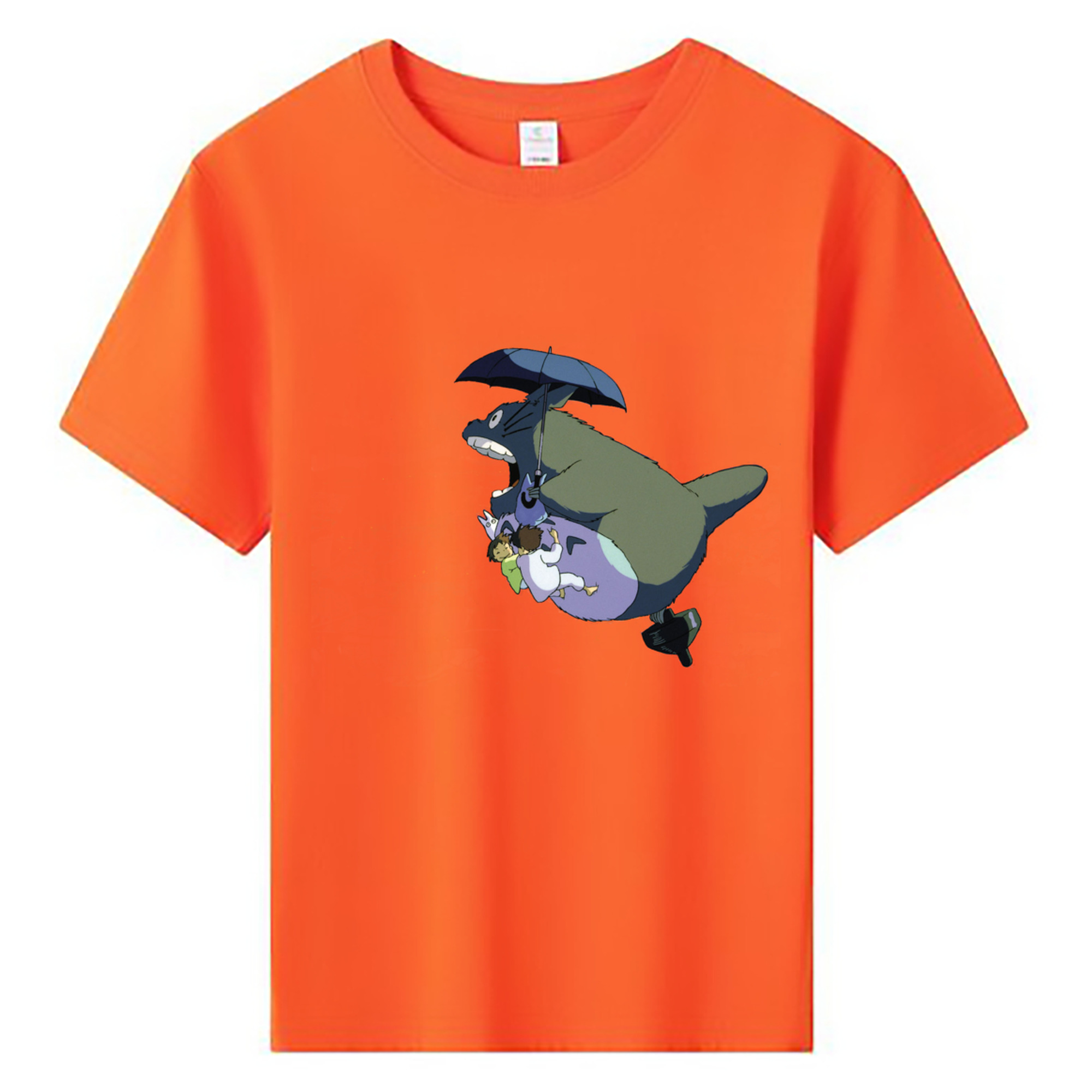 （画像用） となりのトトロ 草壁メイ 草壁サツキ My Neighbor Totoro Satsuki Kusakabe Mei Kusakabe 綿100％キッズTシャツ（フロントプリント）