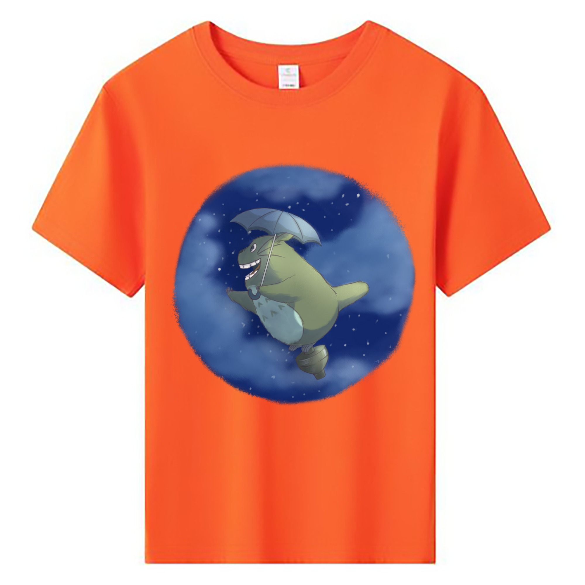 （画像用） となりのトトロ 草壁メイ 草壁サツキ My Neighbor Totoro Satsuki Kusakabe Mei Kusakabe 綿100％キッズTシャツ（フロントプリント）