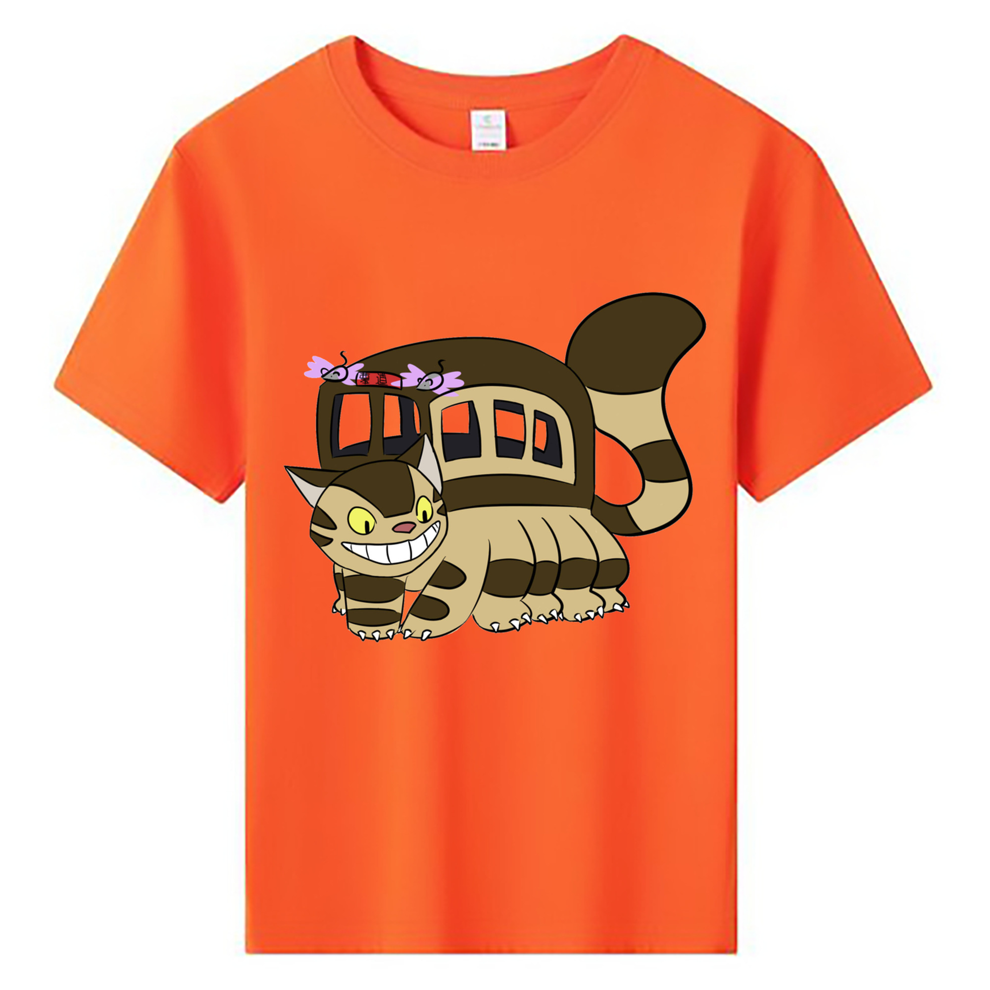 （画像用） となりのトトロ 草壁メイ 草壁サツキ My Neighbor Totoro Satsuki Kusakabe Mei Kusakabe 綿100％キッズTシャツ（フロントプリント）