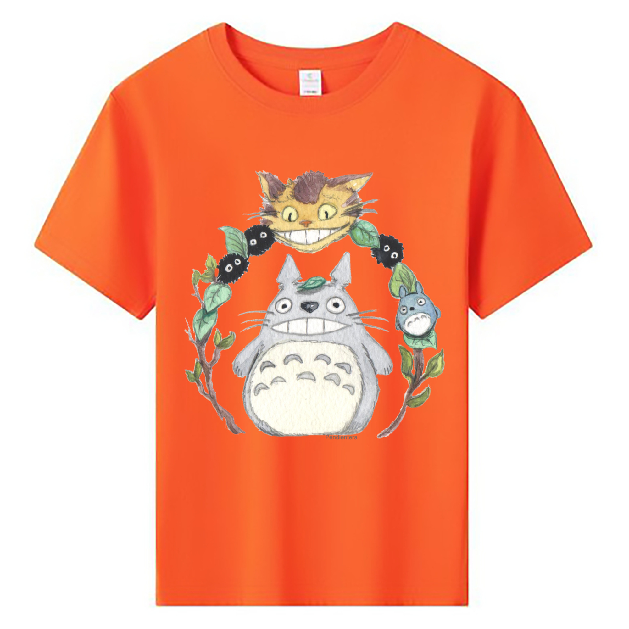 （画像用） となりのトトロ 草壁メイ 草壁サツキ My Neighbor Totoro Satsuki Kusakabe Mei Kusakabe 綿100％キッズTシャツ（フロントプリント）