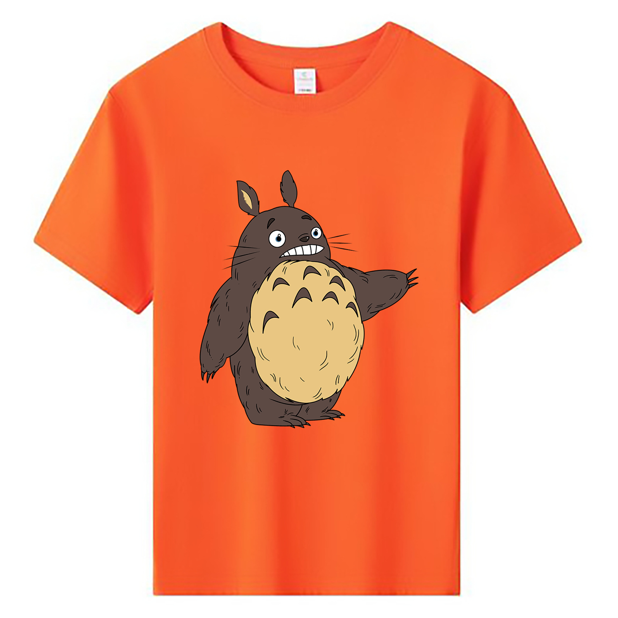 （画像用） となりのトトロ 草壁メイ 草壁サツキ My Neighbor Totoro Satsuki Kusakabe Mei Kusakabe 綿100％キッズTシャツ（フロントプリント）