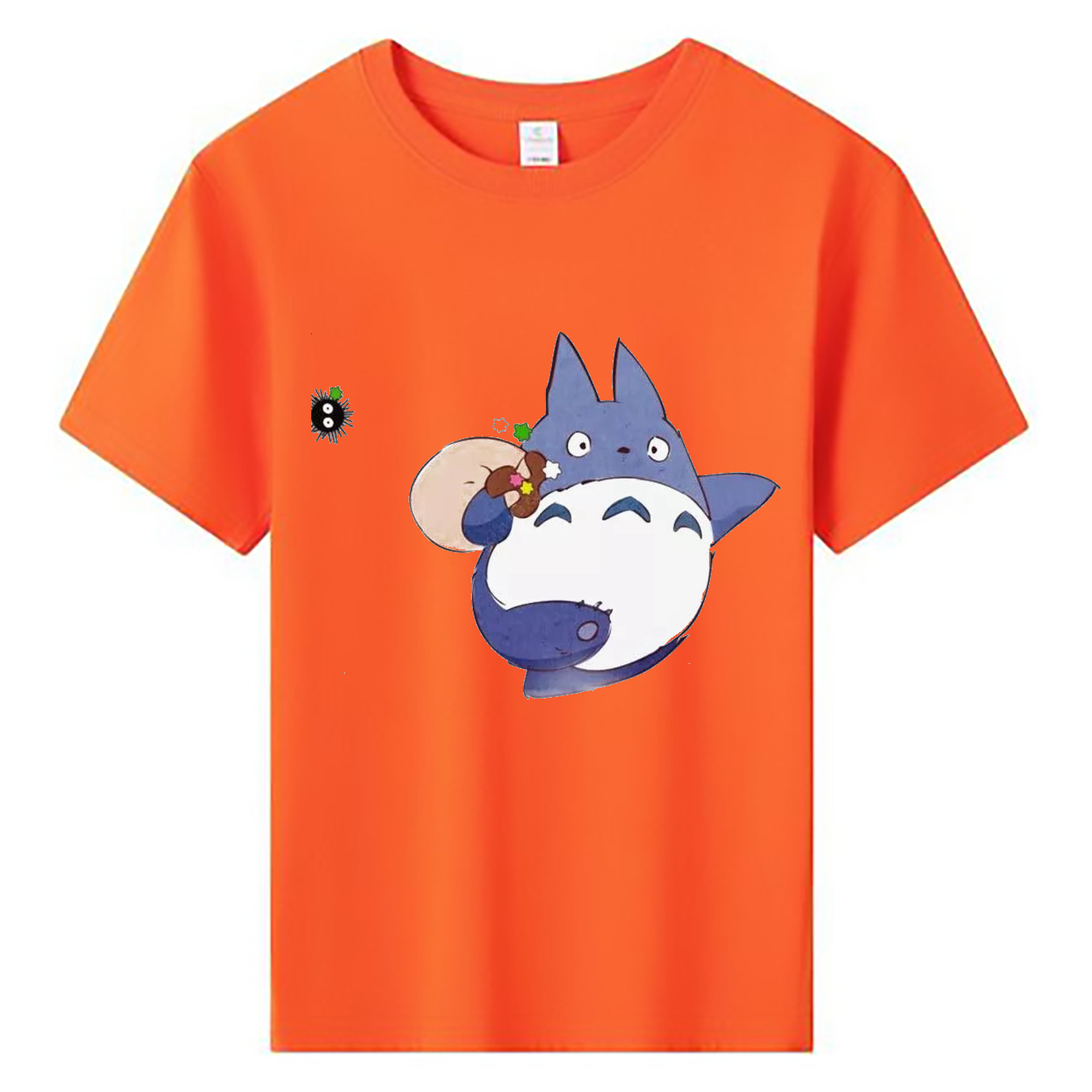 （画像用） となりのトトロ 草壁メイ 草壁サツキ My Neighbor Totoro Satsuki Kusakabe Mei Kusakabe 綿100％キッズTシャツ（フロントプリント）