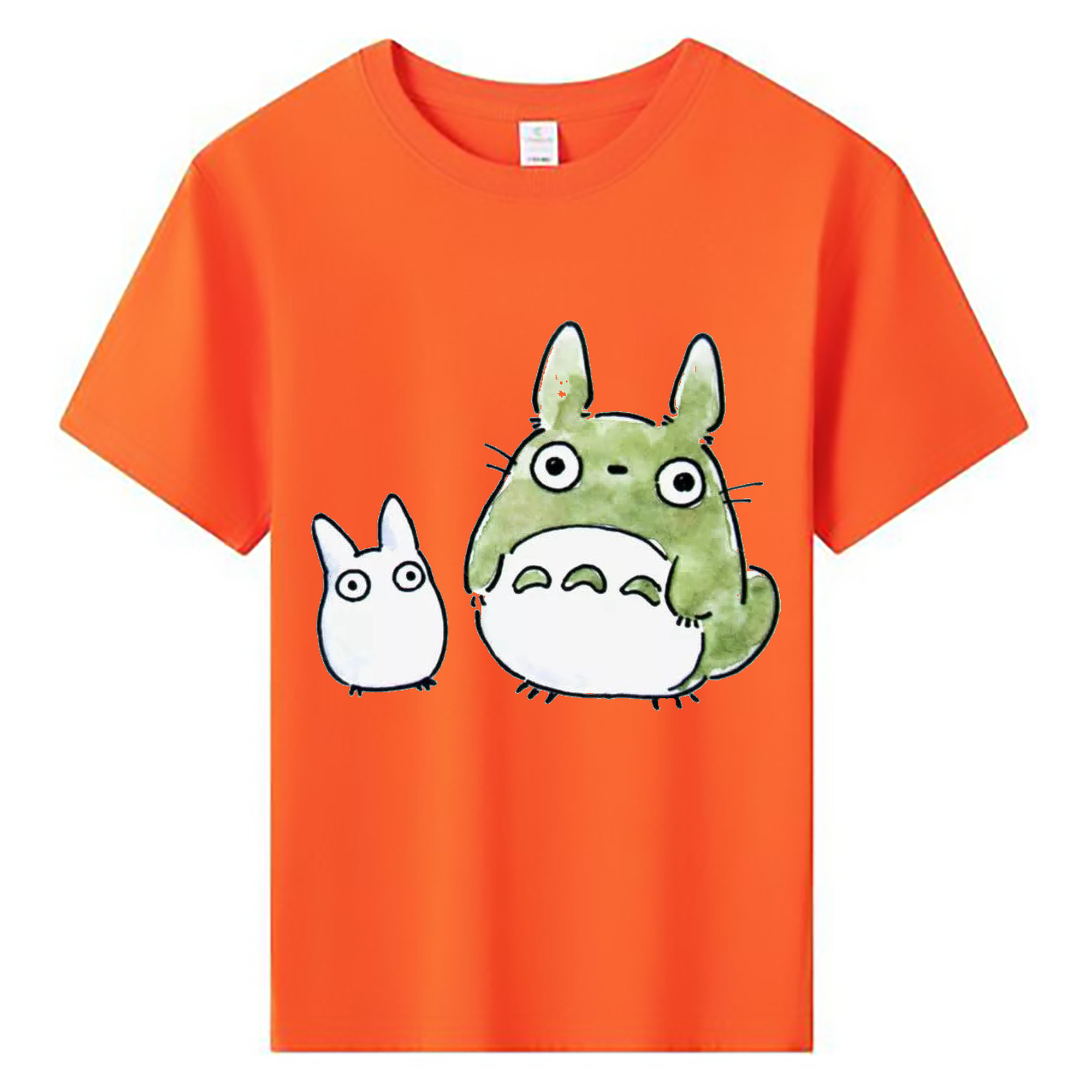 （画像用） となりのトトロ 草壁メイ 草壁サツキ My Neighbor Totoro Satsuki Kusakabe Mei Kusakabe 綿100％キッズTシャツ（フロントプリント）