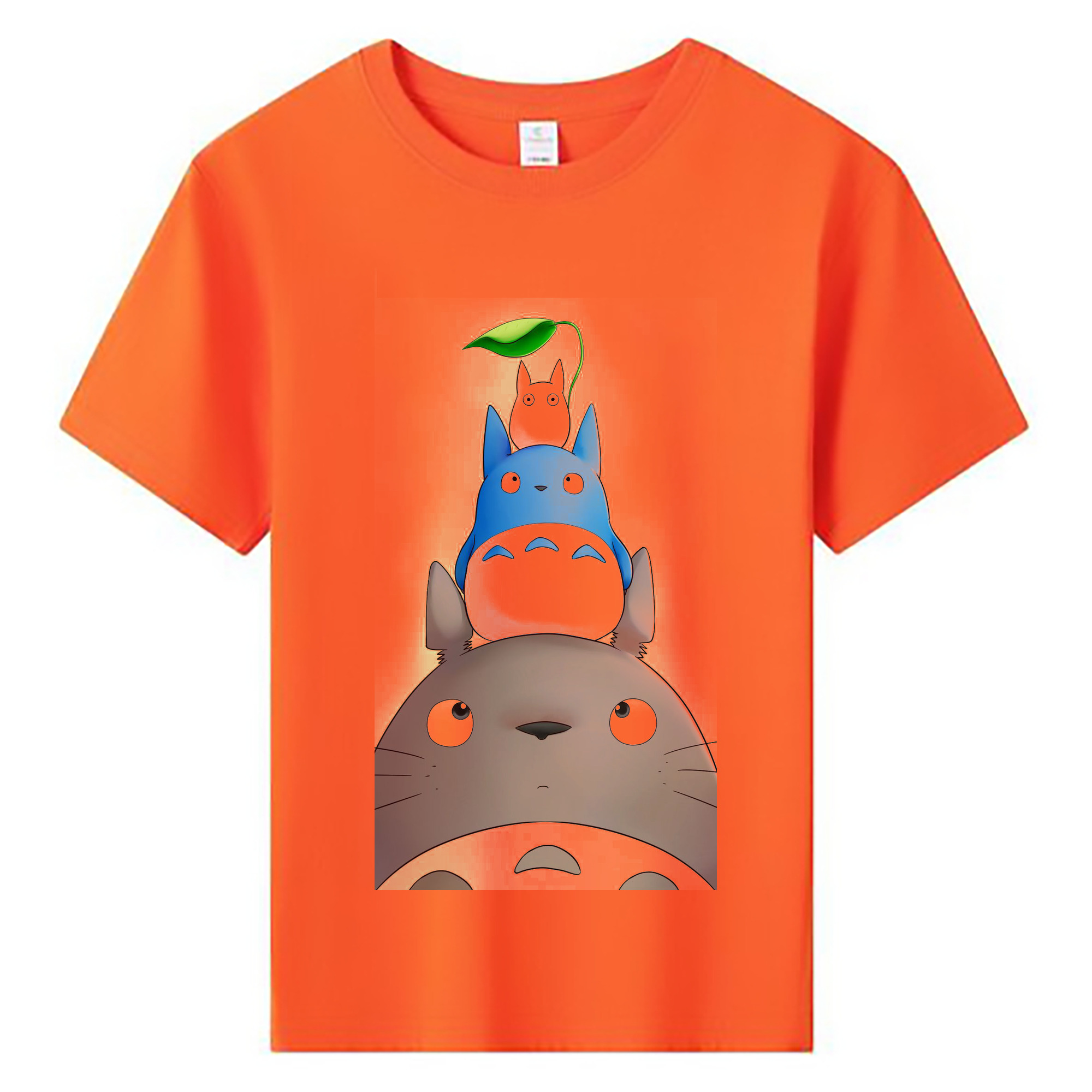 （画像用） となりのトトロ 草壁メイ 草壁サツキ My Neighbor Totoro Satsuki Kusakabe Mei Kusakabe 綿100％キッズTシャツ（フロントプリント）