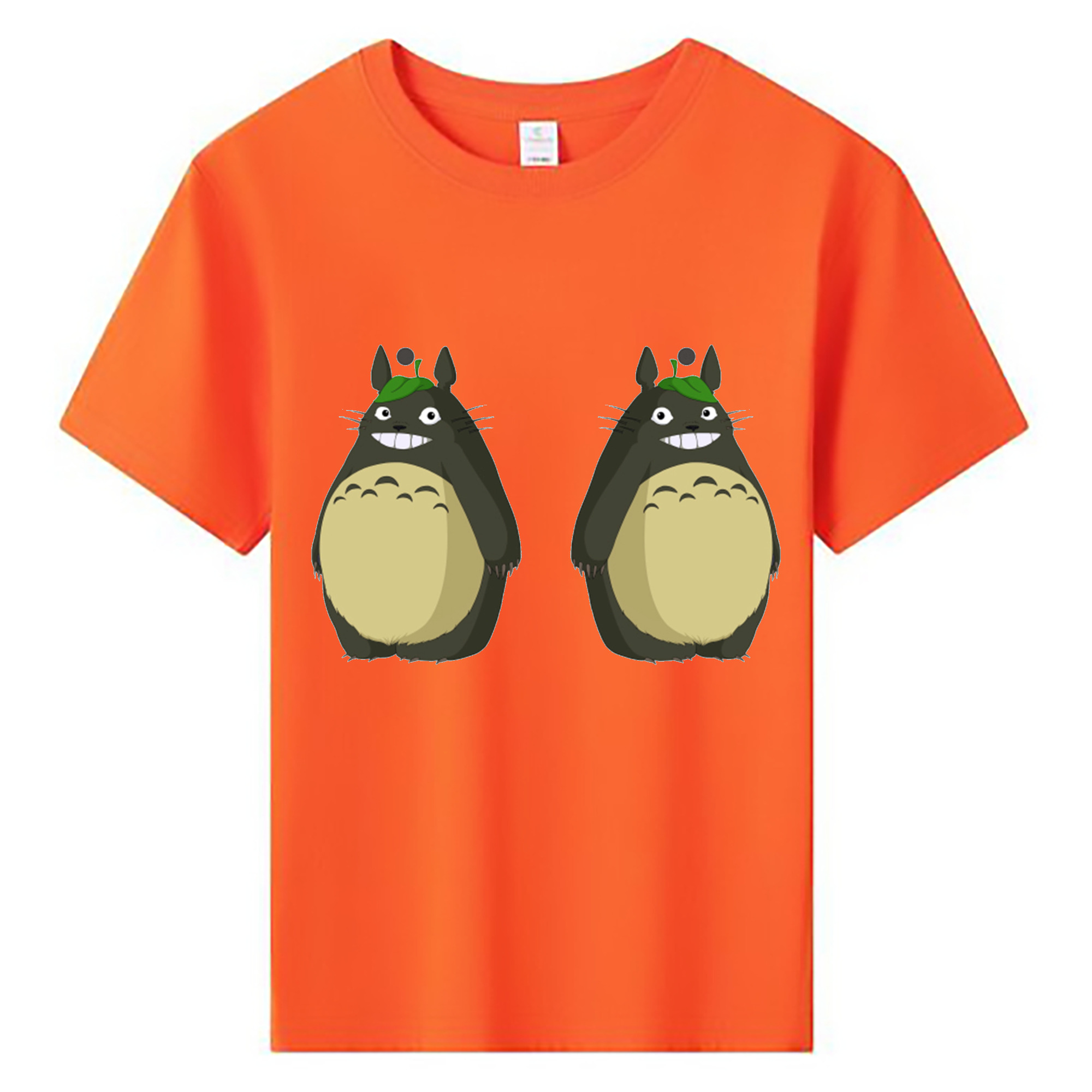 （画像用） となりのトトロ 草壁メイ 草壁サツキ My Neighbor Totoro Satsuki Kusakabe Mei Kusakabe 綿100％キッズTシャツ（フロントプリント）