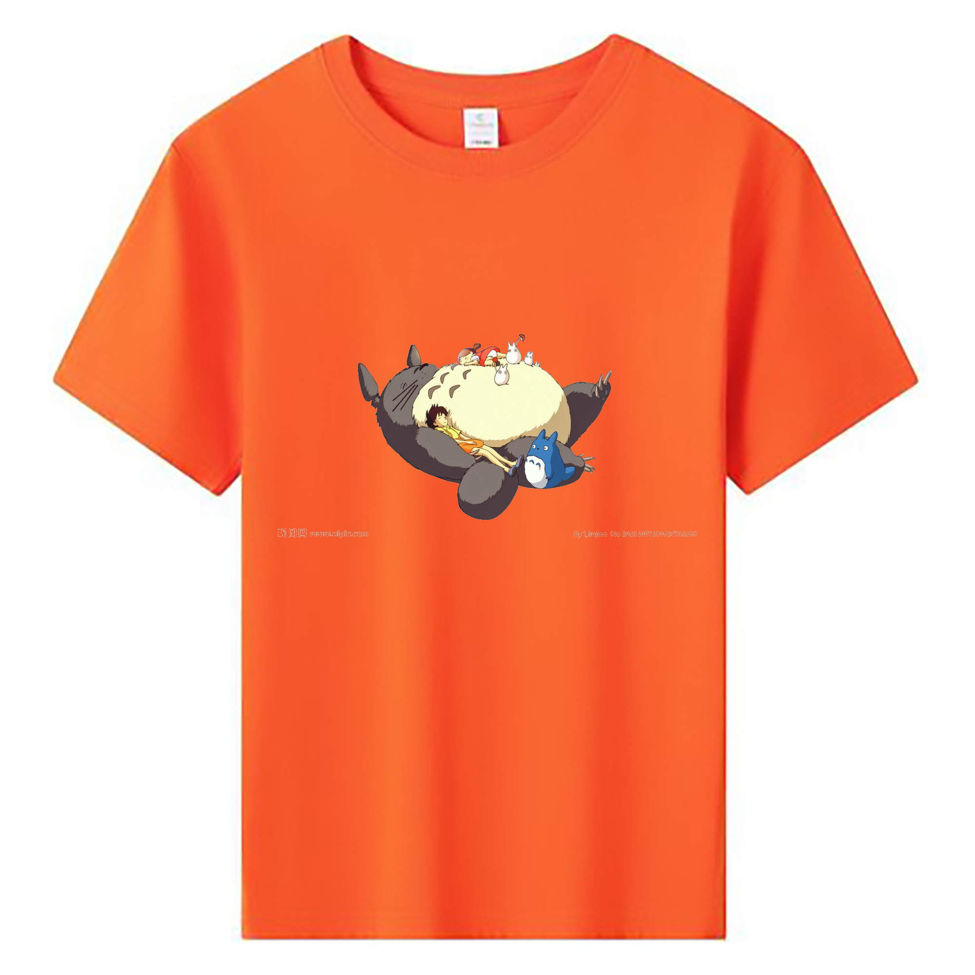 （画像用） となりのトトロ 草壁メイ 草壁サツキ My Neighbor Totoro Satsuki Kusakabe Mei Kusakabe 綿100％キッズTシャツ（フロントプリント）