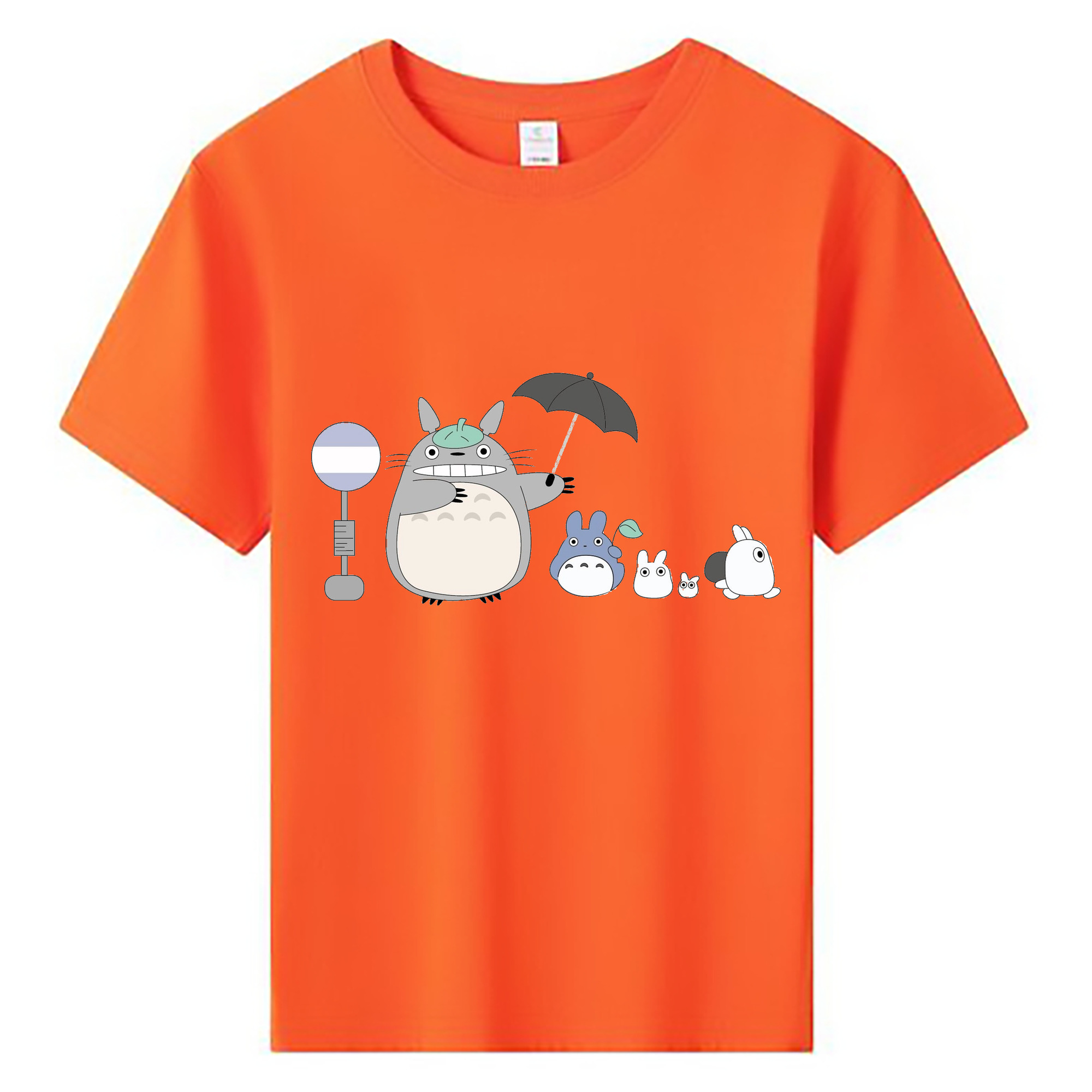 （画像用） となりのトトロ 草壁メイ 草壁サツキ My Neighbor Totoro Satsuki Kusakabe Mei Kusakabe 綿100％キッズTシャツ（フロントプリント）