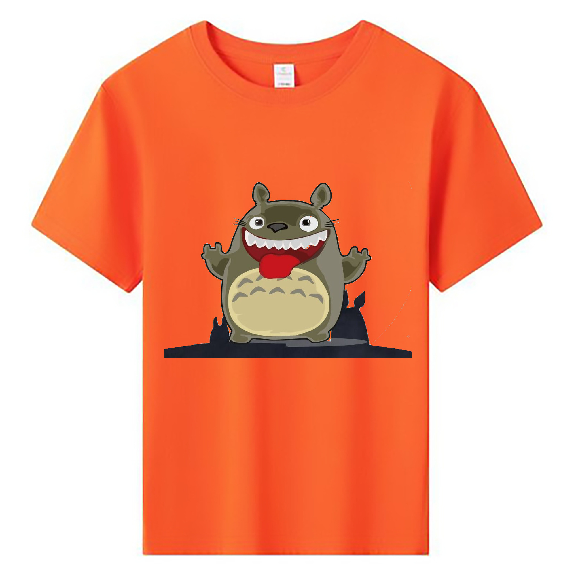 （画像用） となりのトトロ 草壁メイ 草壁サツキ My Neighbor Totoro Satsuki Kusakabe Mei Kusakabe 綿100％キッズTシャツ（フロントプリント）