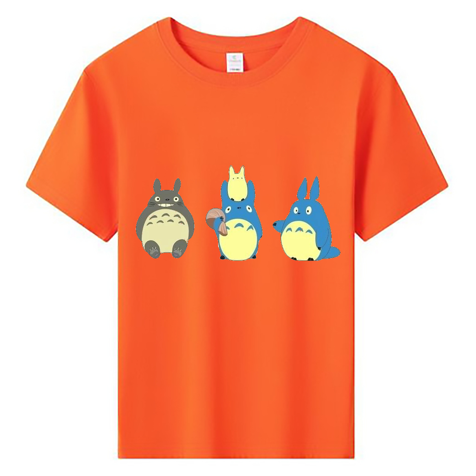 （画像用） となりのトトロ 草壁メイ 草壁サツキ My Neighbor Totoro Satsuki Kusakabe Mei Kusakabe 綿100％キッズTシャツ（フロントプリント）