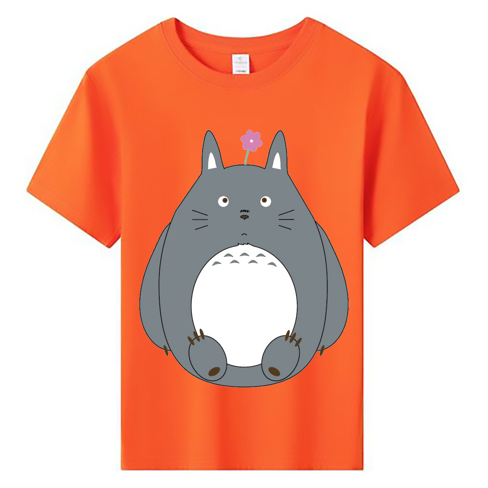 （画像用） となりのトトロ 草壁メイ 草壁サツキ My Neighbor Totoro Satsuki Kusakabe Mei Kusakabe 綿100％キッズTシャツ（フロントプリント）
