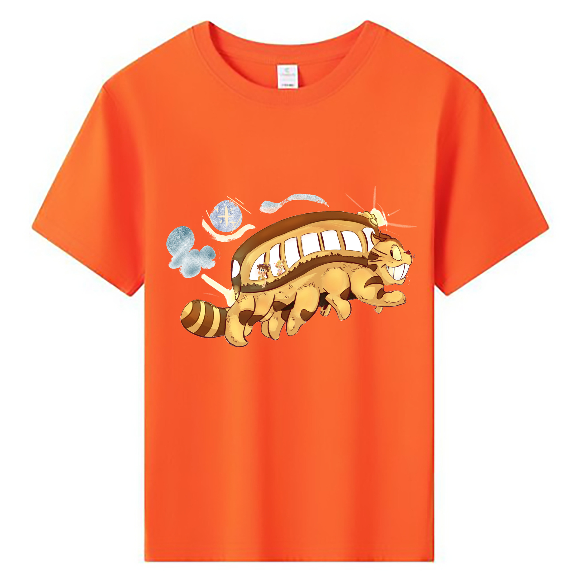 （画像用） となりのトトロ 草壁メイ 草壁サツキ My Neighbor Totoro Satsuki Kusakabe Mei Kusakabe 綿100％キッズTシャツ（フロントプリント）