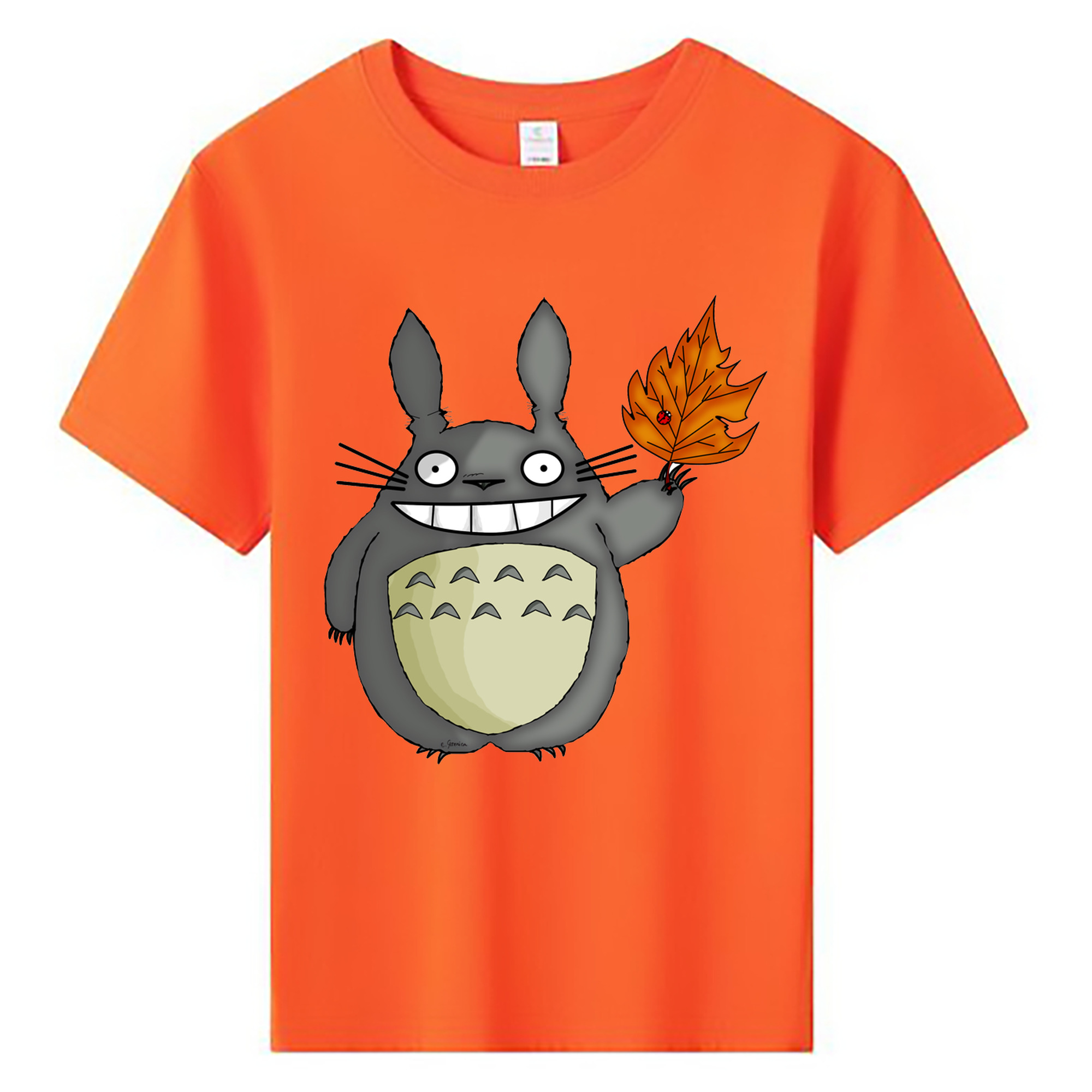 （画像用） となりのトトロ 草壁メイ 草壁サツキ My Neighbor Totoro Satsuki Kusakabe Mei Kusakabe 綿100％キッズTシャツ（フロントプリント）