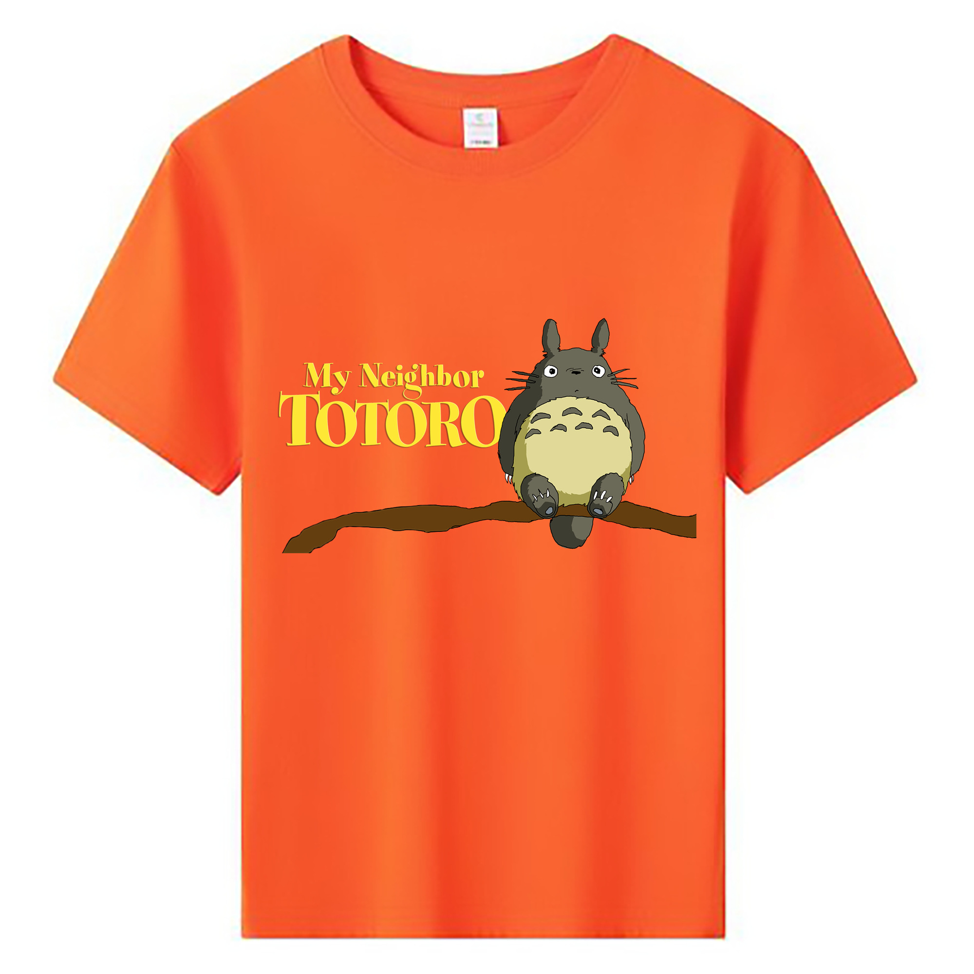 （画像用） となりのトトロ 草壁メイ 草壁サツキ My Neighbor Totoro Satsuki Kusakabe Mei Kusakabe 綿100％キッズTシャツ（フロントプリント）