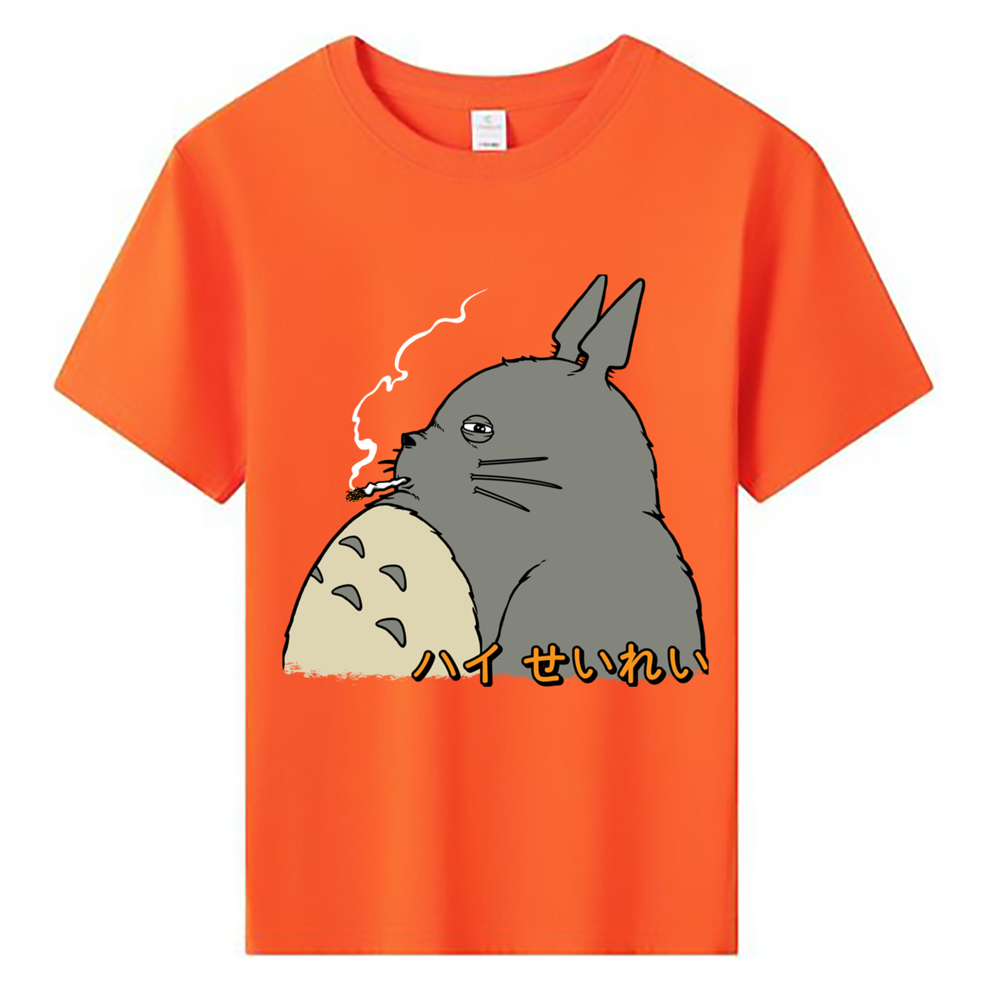 （画像用） となりのトトロ 草壁メイ 草壁サツキ My Neighbor Totoro Satsuki Kusakabe Mei Kusakabe 綿100％キッズTシャツ（フロントプリント）