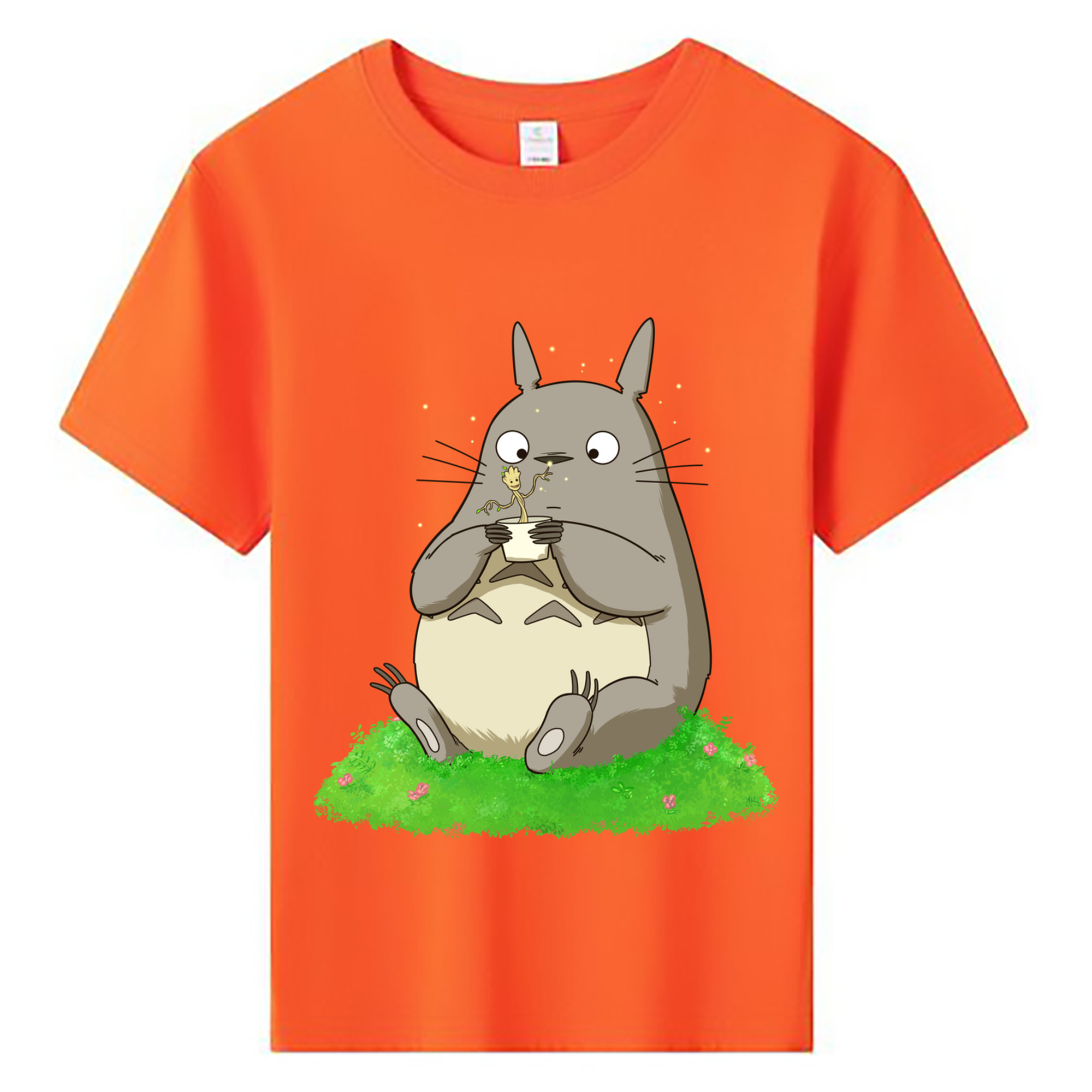 （画像用） となりのトトロ 草壁メイ 草壁サツキ My Neighbor Totoro Satsuki Kusakabe Mei Kusakabe 綿100％キッズTシャツ（フロントプリント）