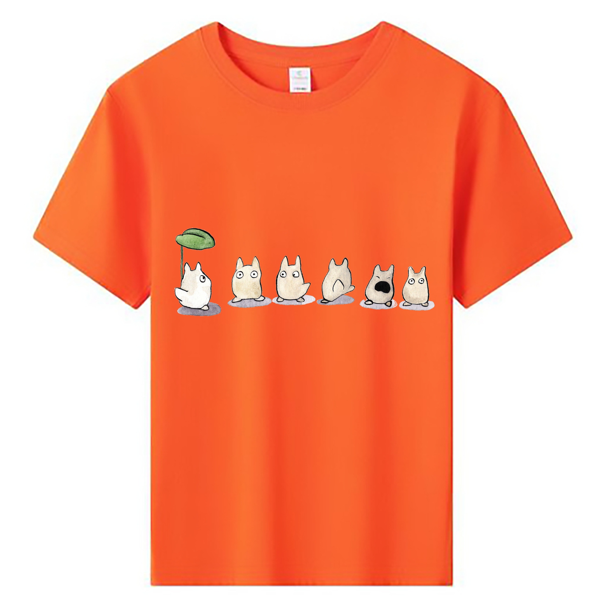 （画像用） となりのトトロ 草壁メイ 草壁サツキ My Neighbor Totoro Satsuki Kusakabe Mei Kusakabe 綿100％キッズTシャツ（フロントプリント）