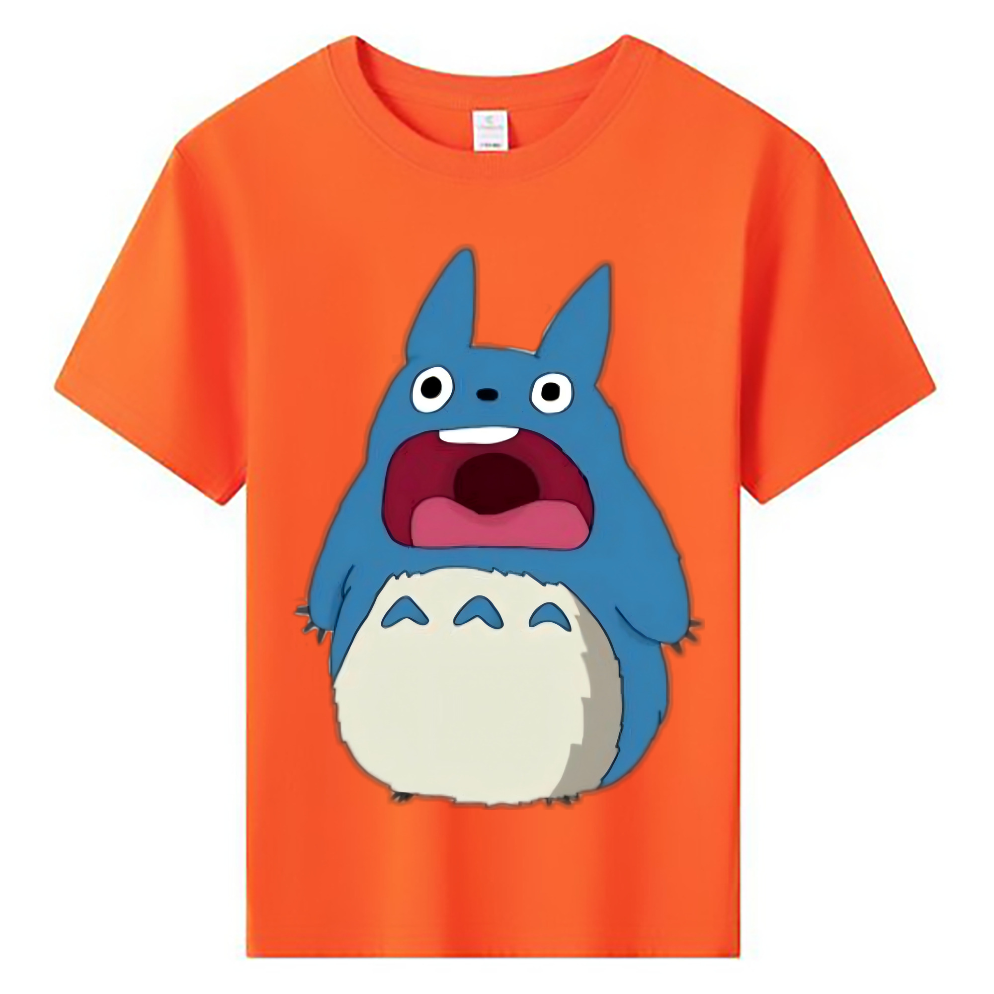 （画像用） となりのトトロ 草壁メイ 草壁サツキ My Neighbor Totoro Satsuki Kusakabe Mei Kusakabe 綿100％キッズTシャツ（フロントプリント）
