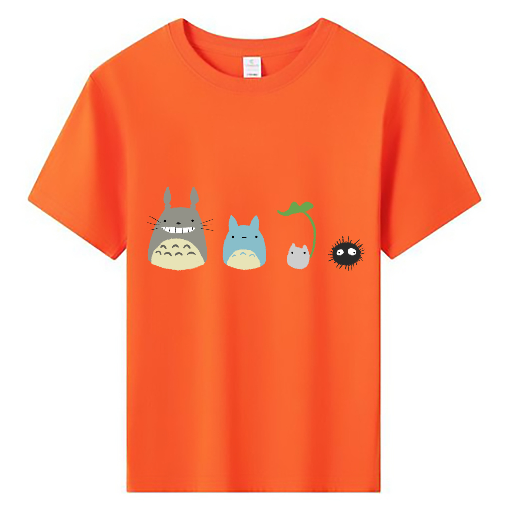 （画像用） となりのトトロ 草壁メイ 草壁サツキ My Neighbor Totoro Satsuki Kusakabe Mei Kusakabe 綿100％キッズTシャツ（フロントプリント）